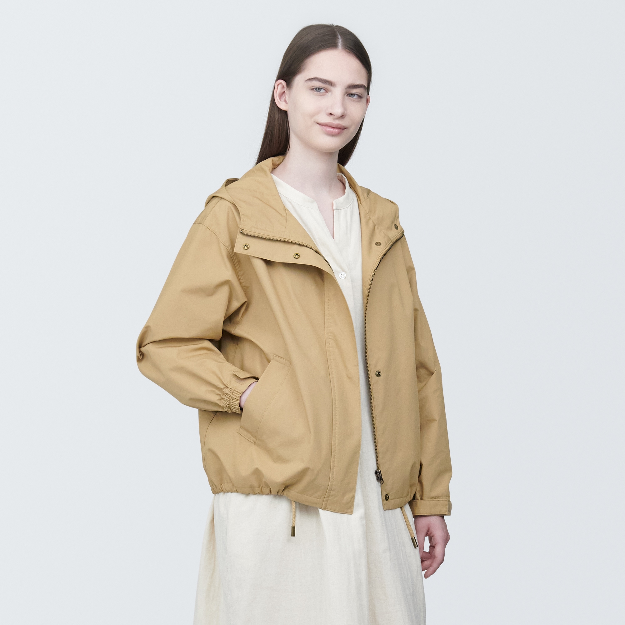 婦人　撥水フードジャケット