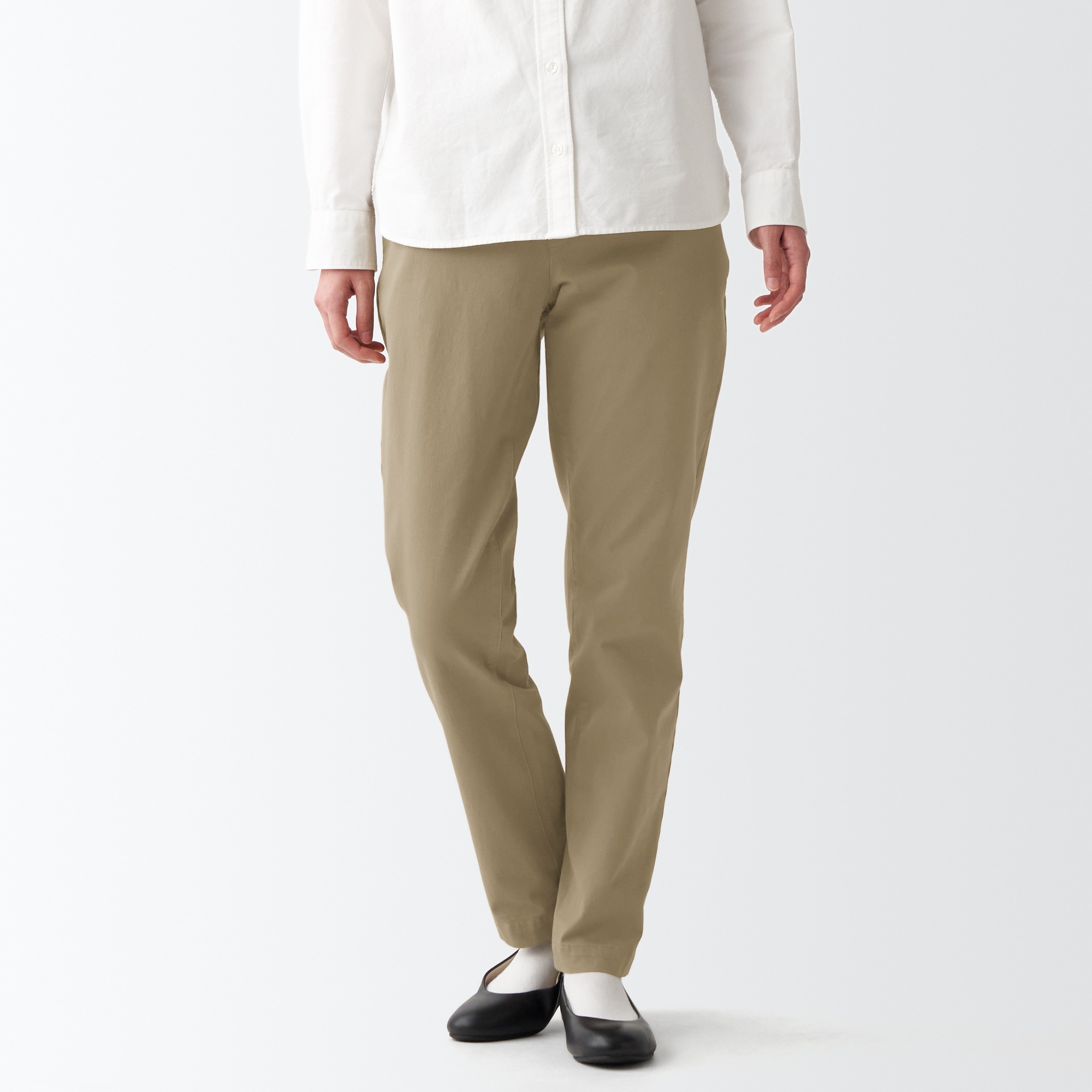 縦横ストレッチチノボーイフィットパンツ（股下７５ｃｍ）