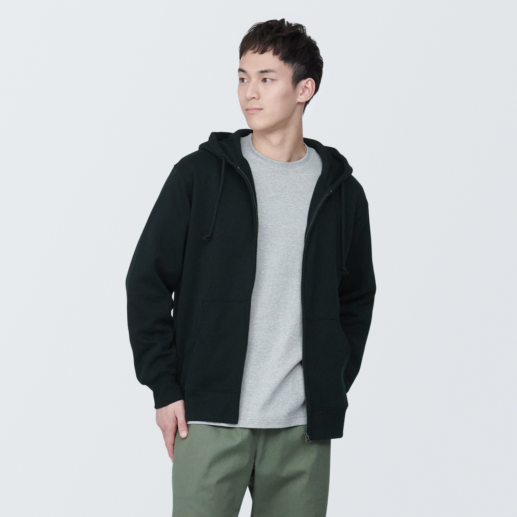 紳士　スウェットフルジップパーカ