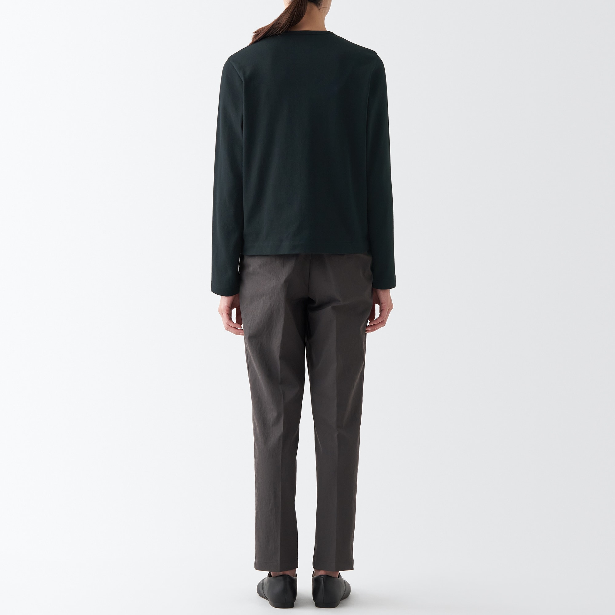 太番手カーディガン