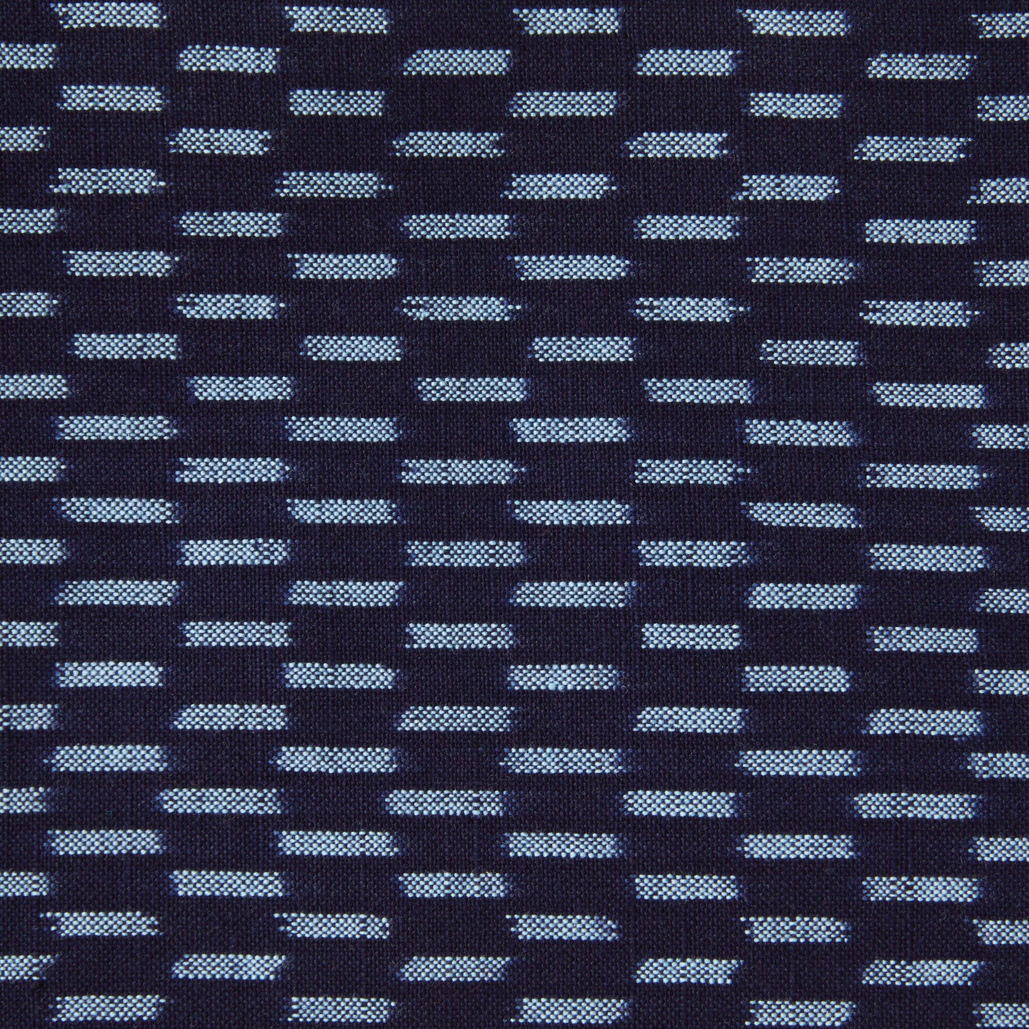 久留米絣　カラーケース　紺／ブルー