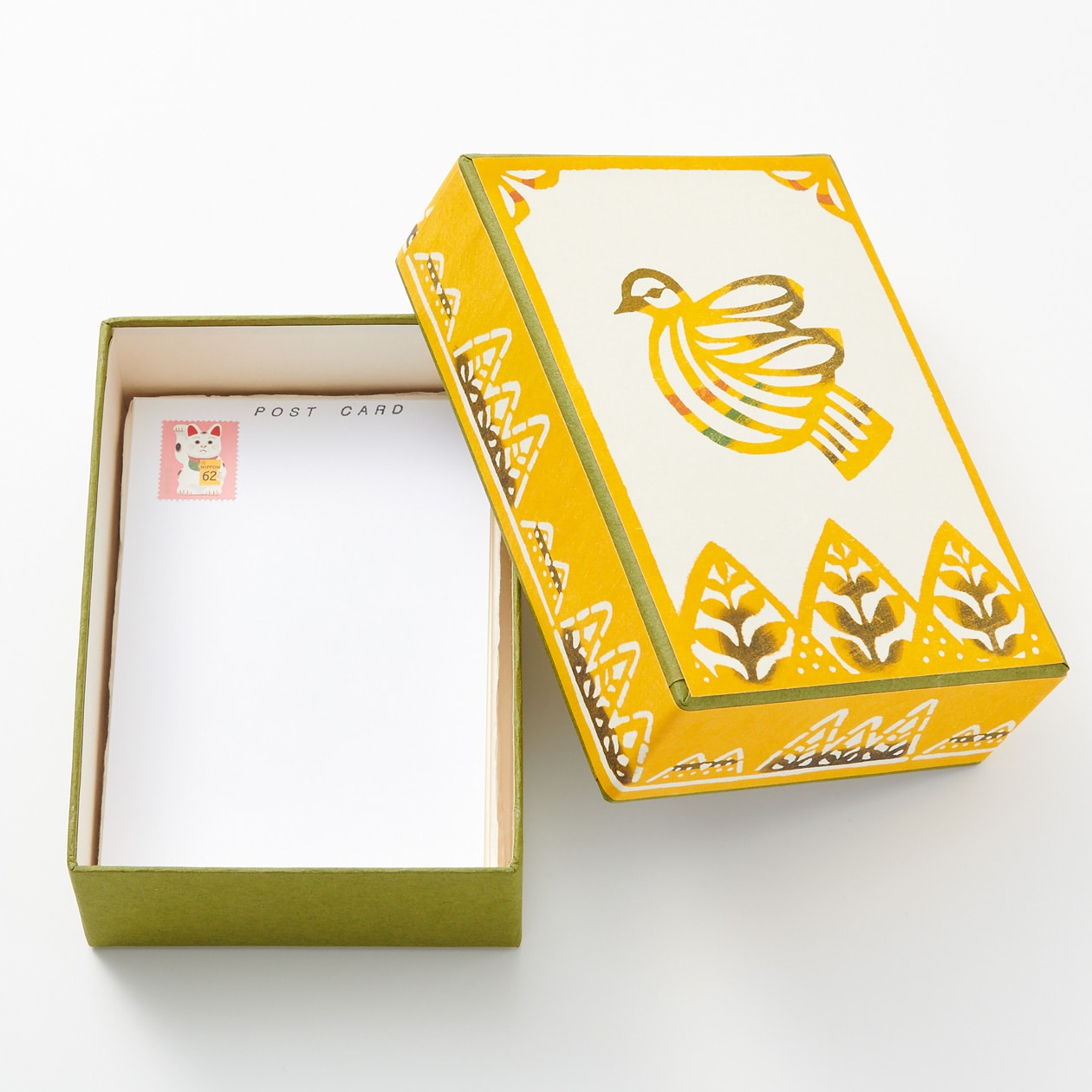 八尾和紙　はがき箱
