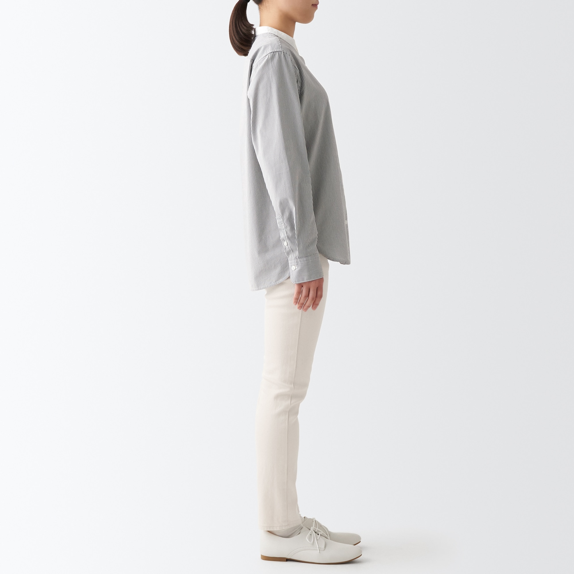 【スリム】ストレッチデニムパンツ（股下７０ｃｍ）