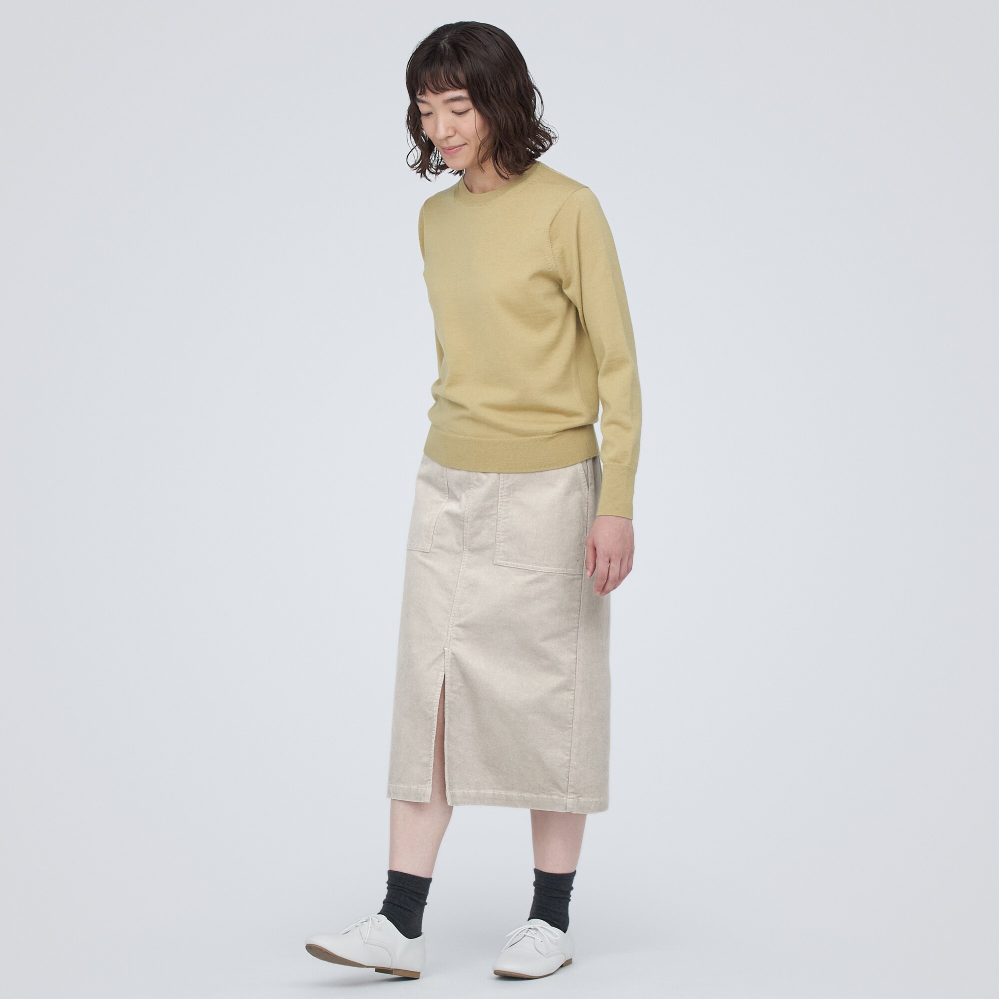 コーデュロイナロースカート
