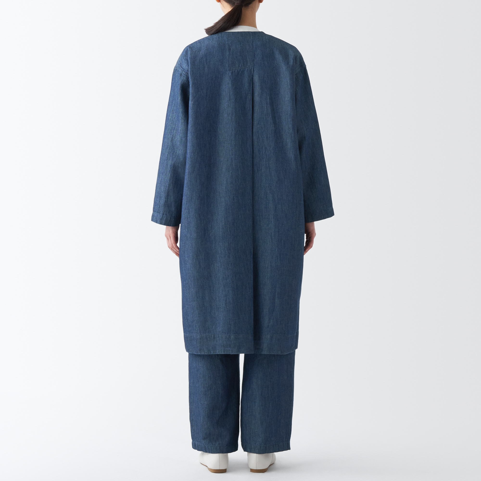 ラミーコットンデニムコート（婦人）