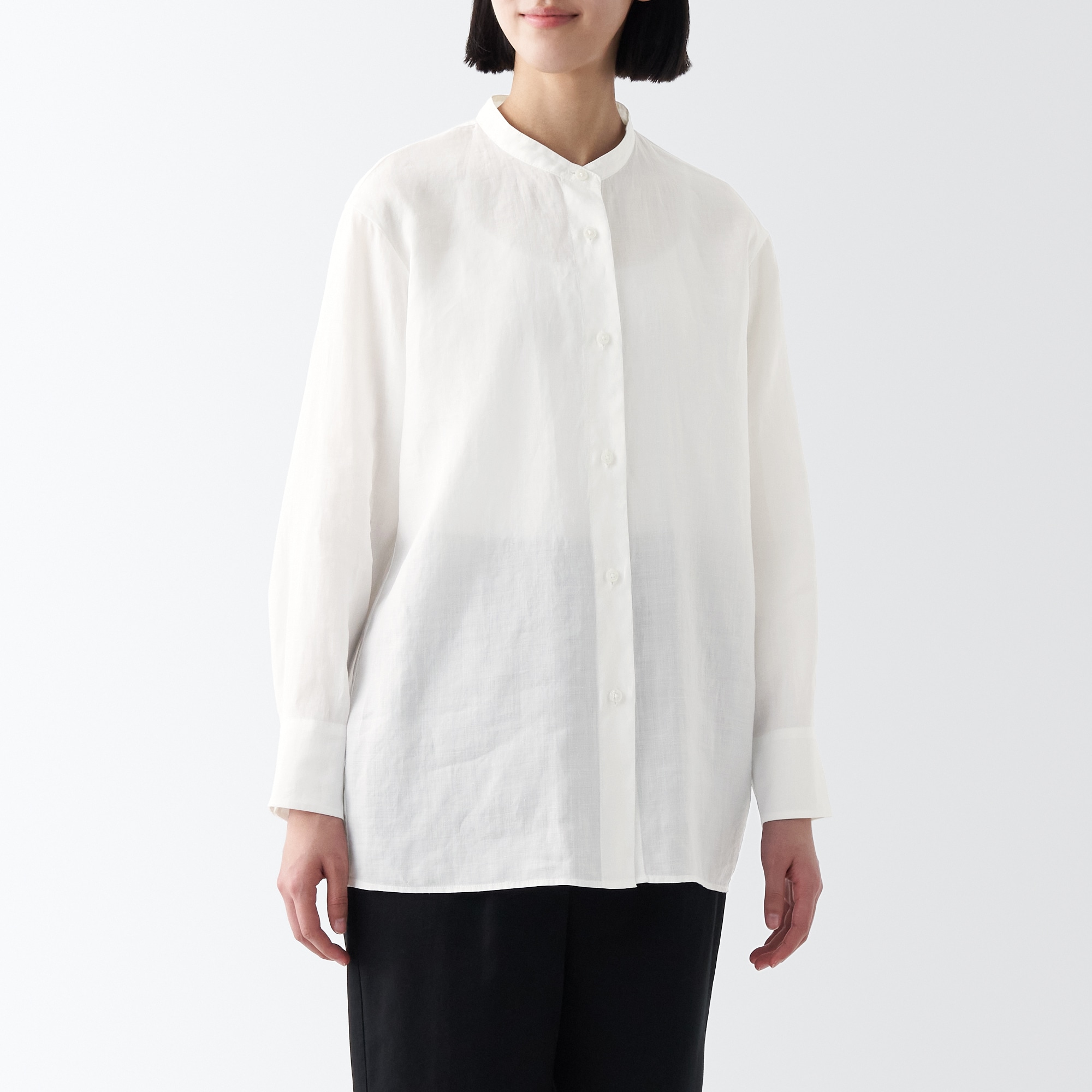 細番手ラミーブラウス（婦人）