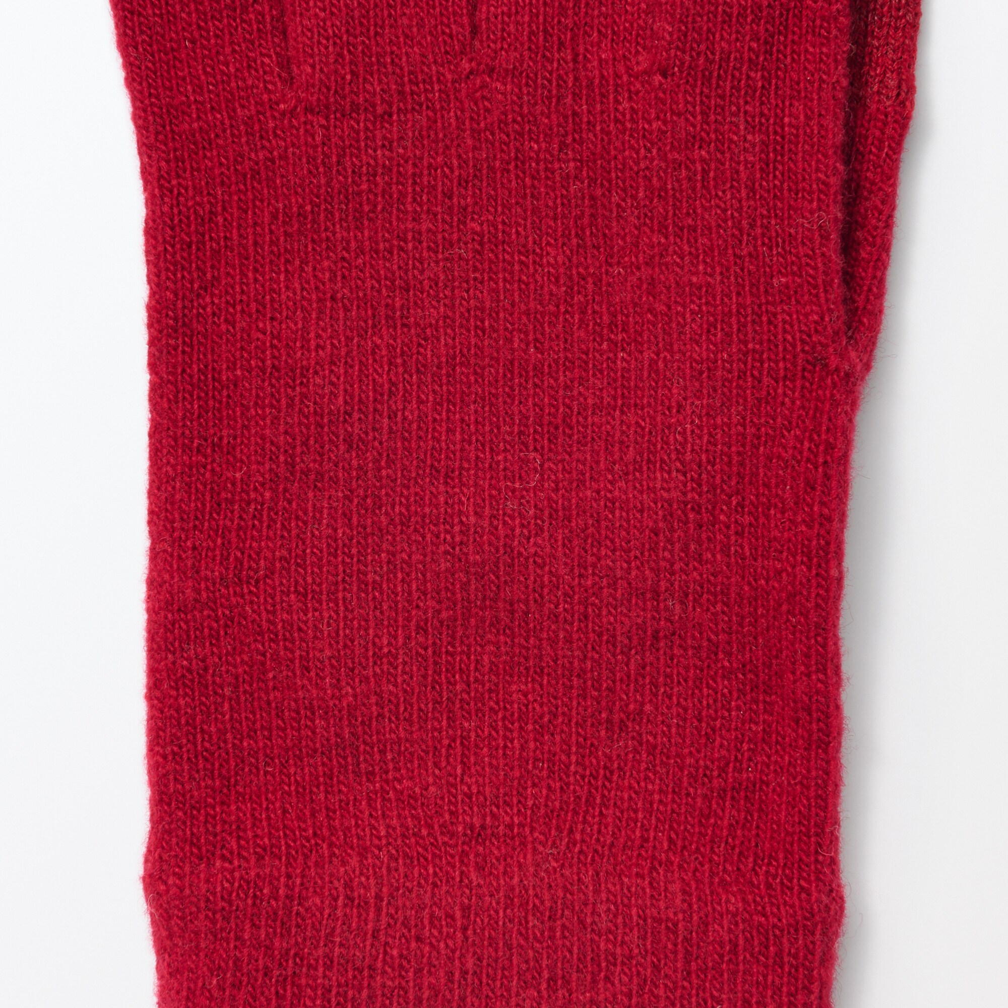 ウール混　裏起毛　　タッチパネル手袋　