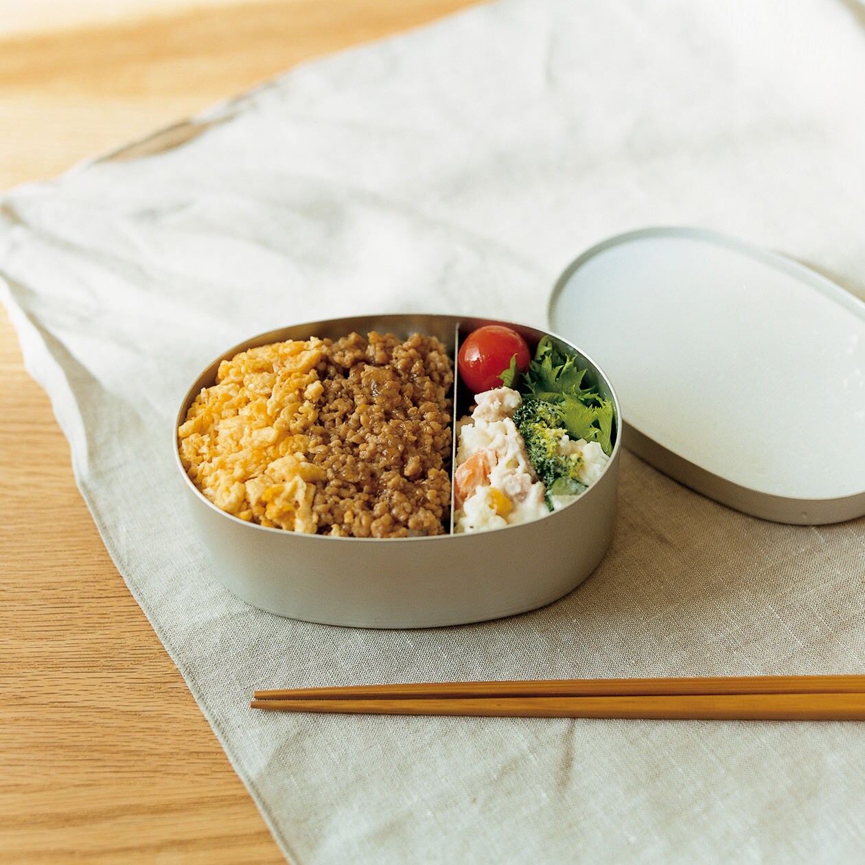 アルミ弁当箱・小／大