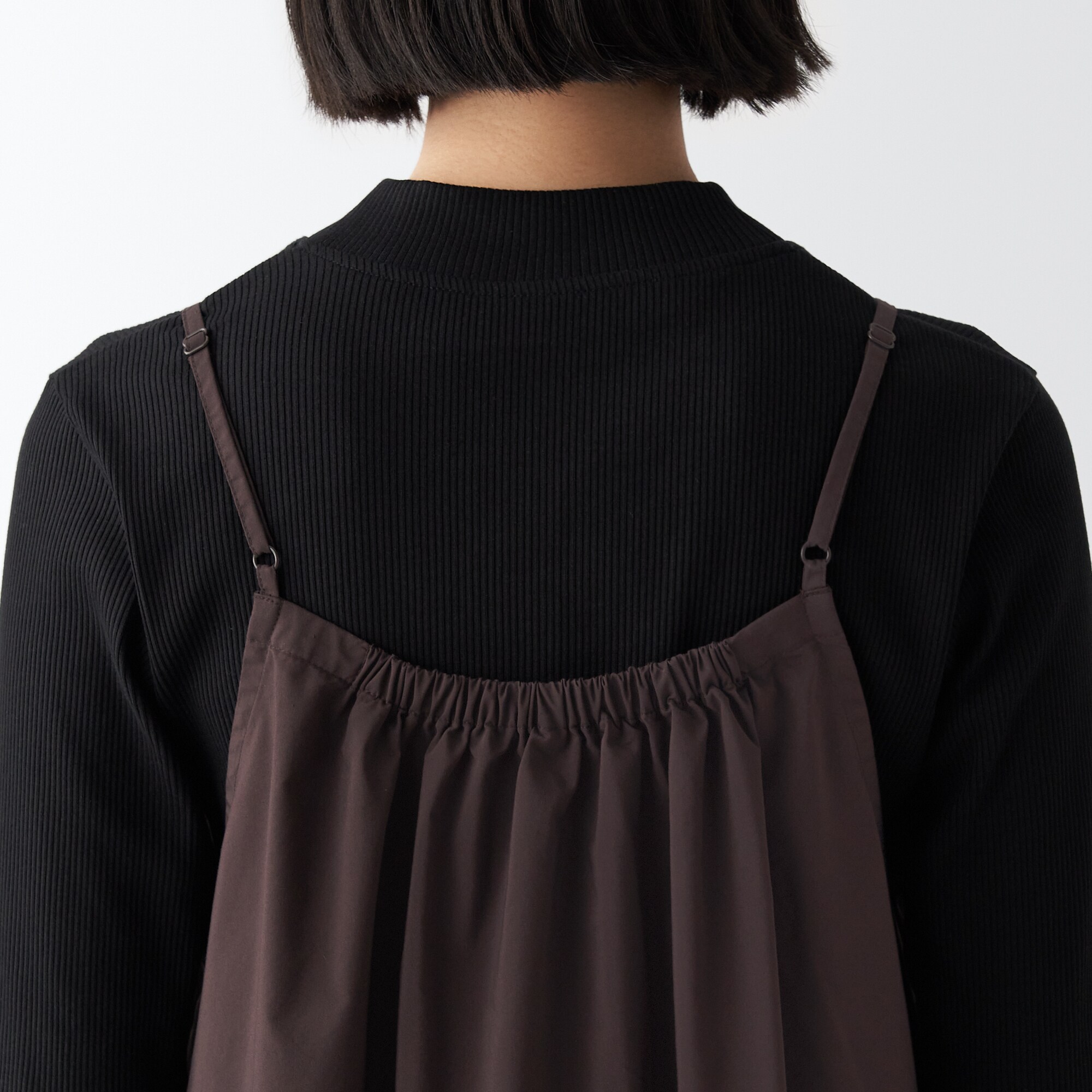 乾きやすいブロードキャミソールワンピース