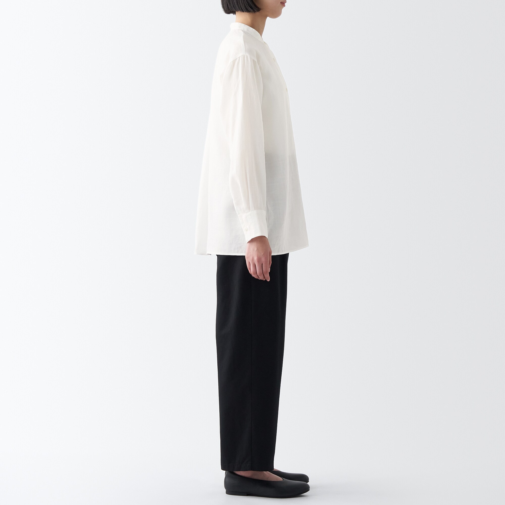 細番手ラミーブラウス（婦人）