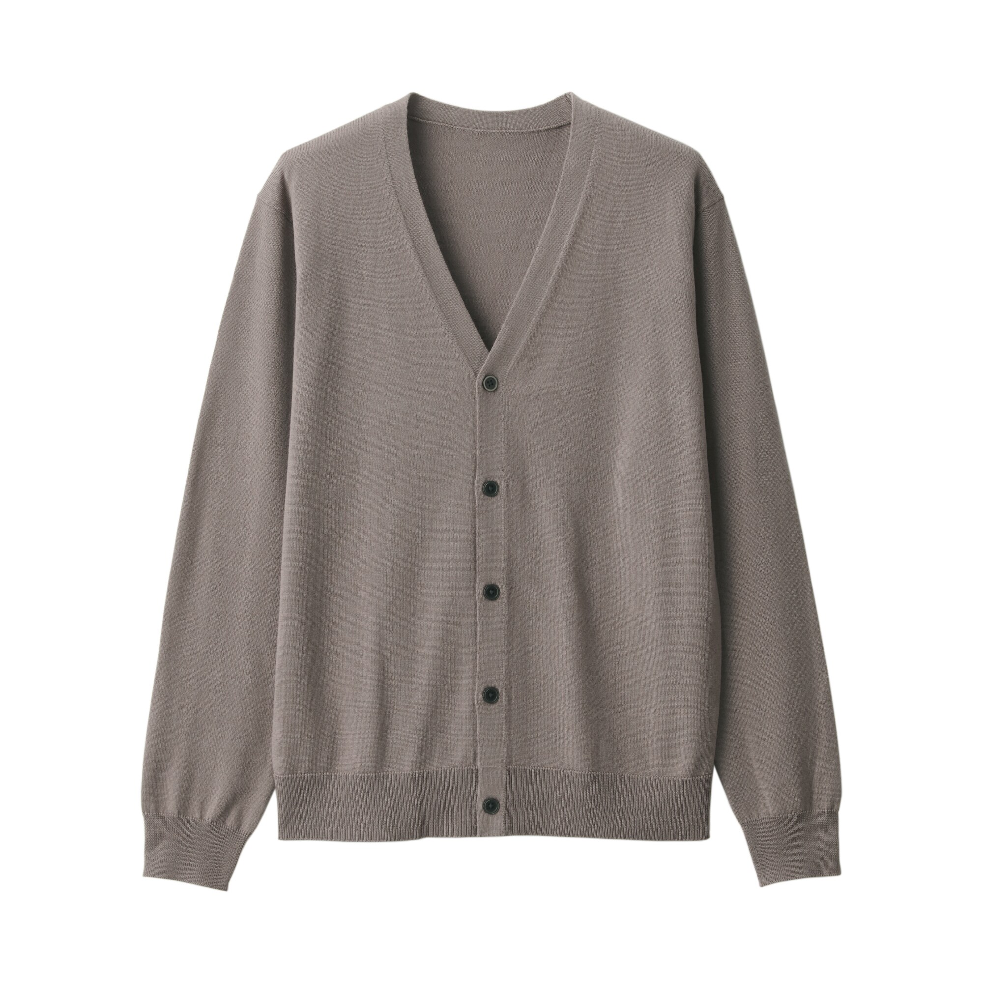洗えるウールハイゲージＶネックカーディガン