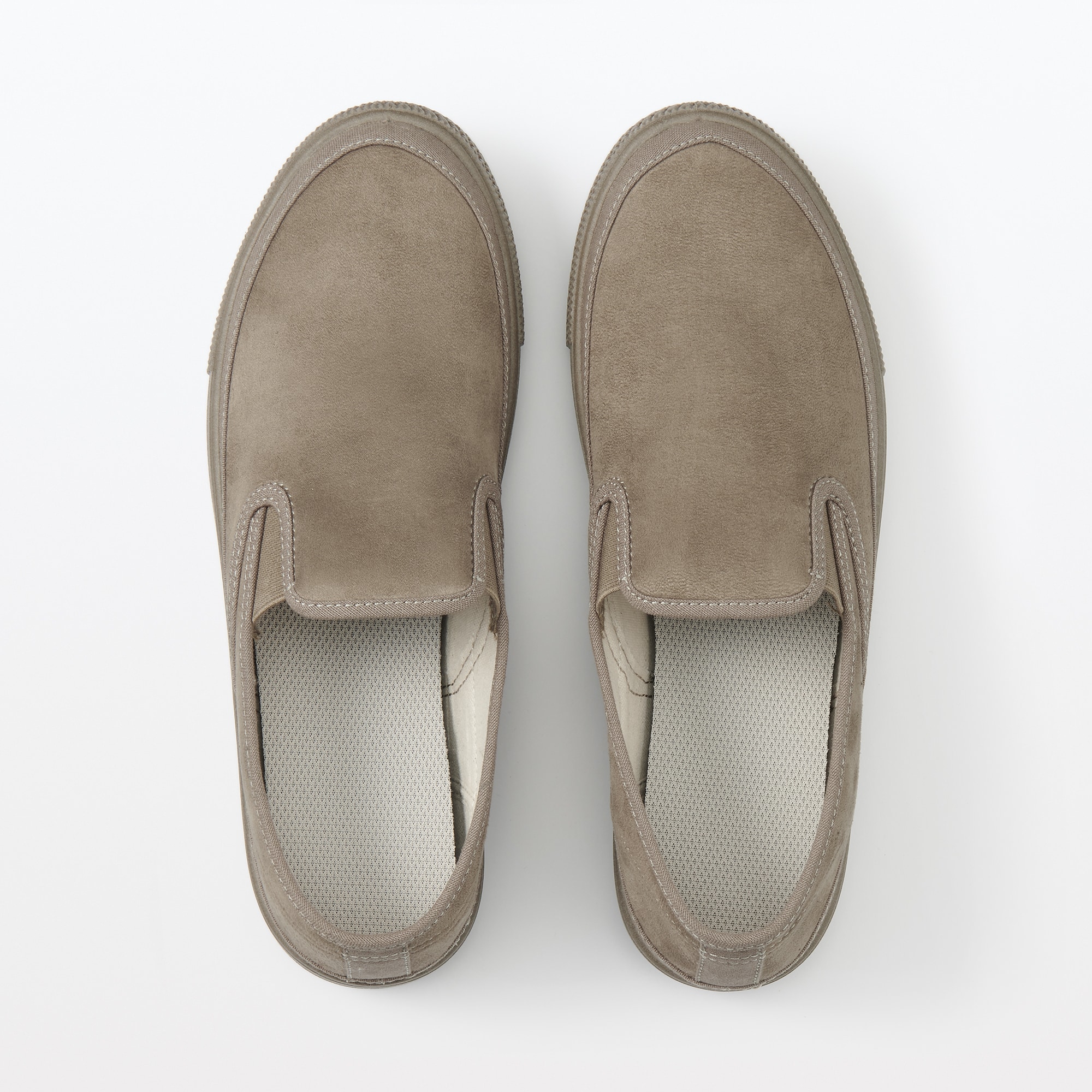 紳士　撥水起毛スリッポンスニーカー