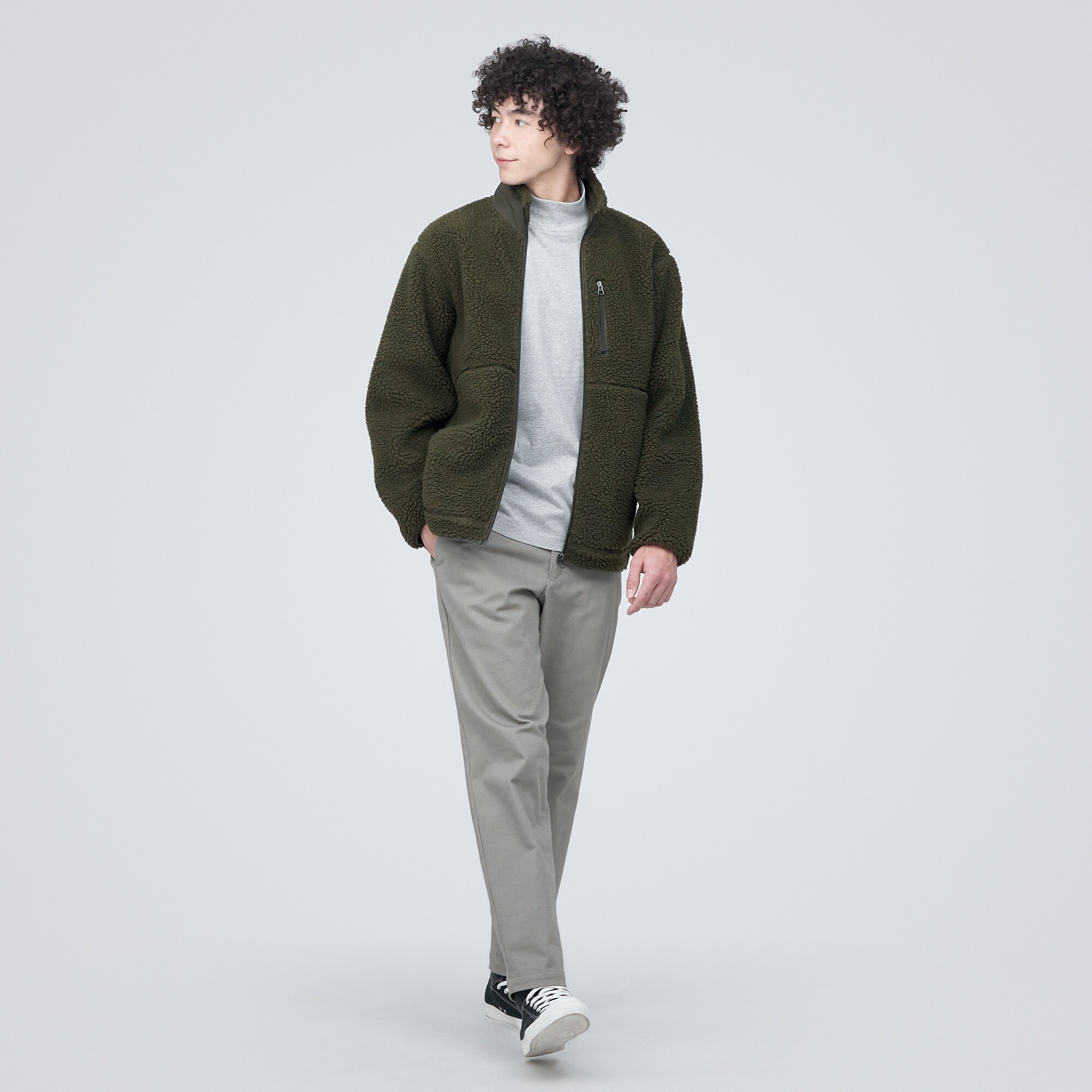 ボアフリースジャケット