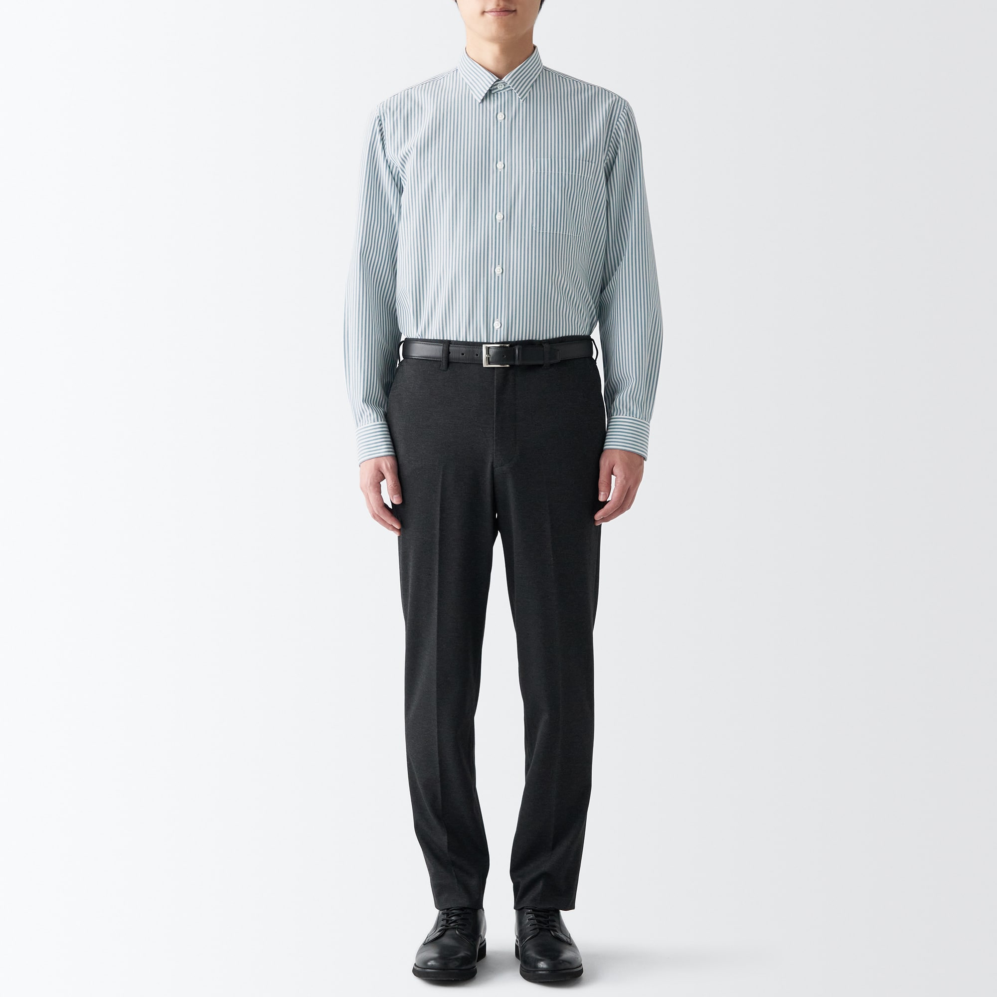 シワになりにくい長袖シャツ