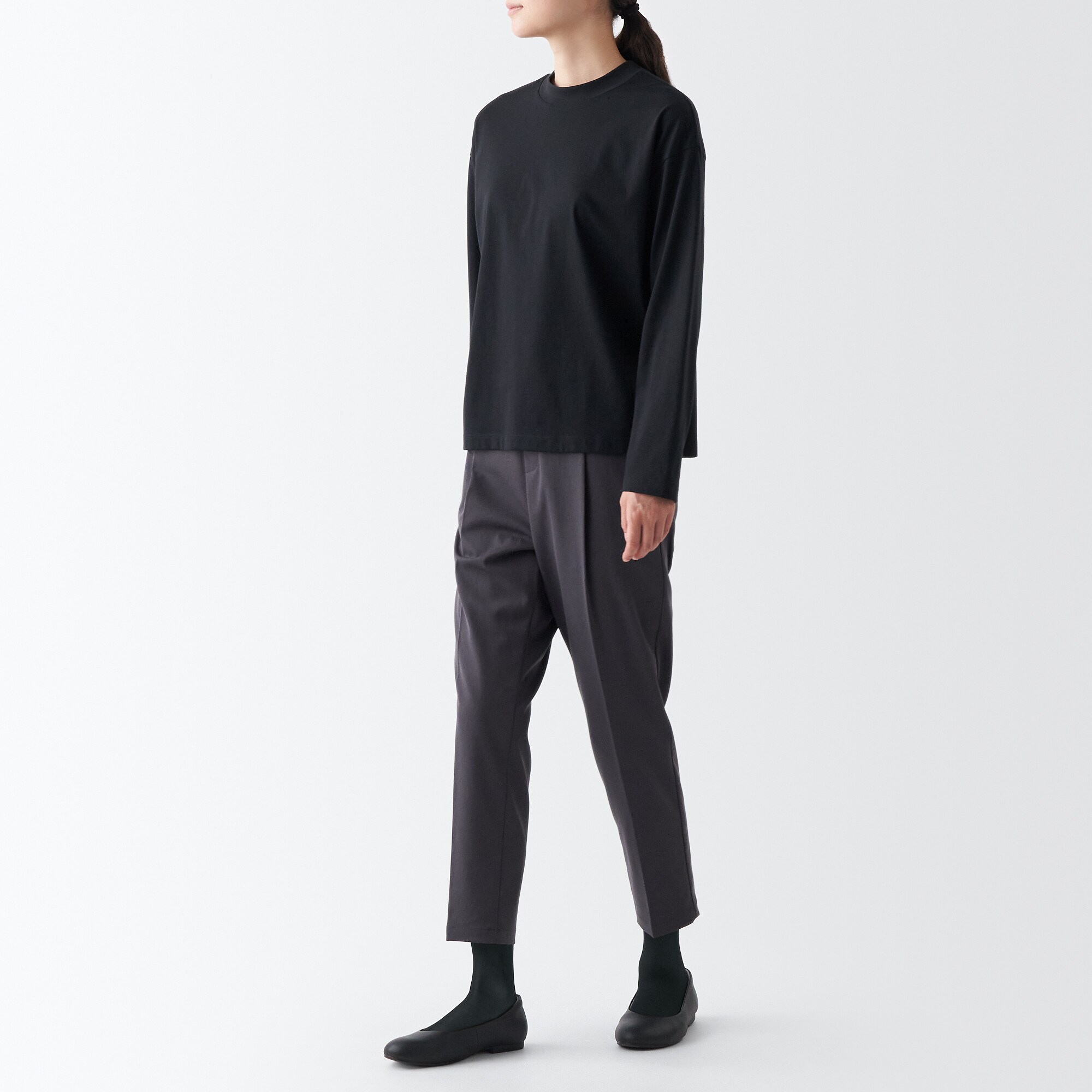 婦人　サポートタイプ・２０デニール　ひざ下丈ストッキング（３足組）