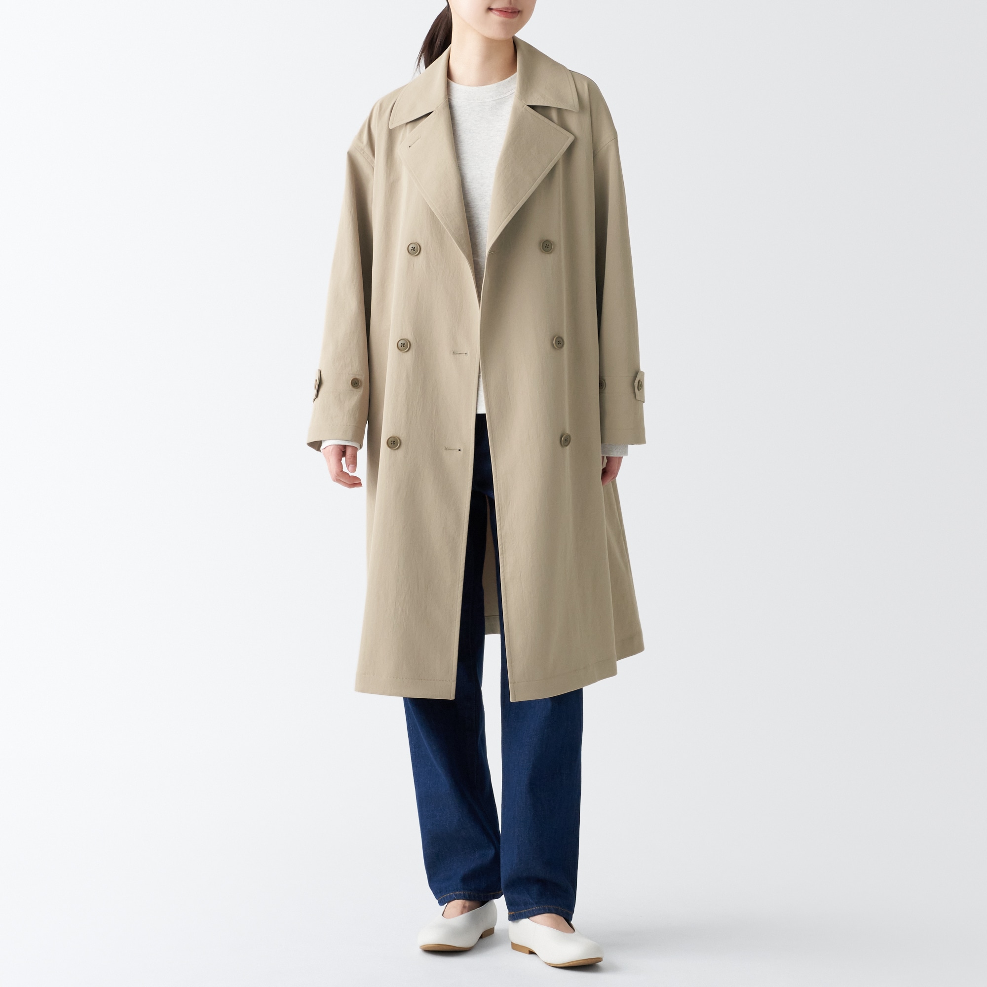 撥水トレンチコート