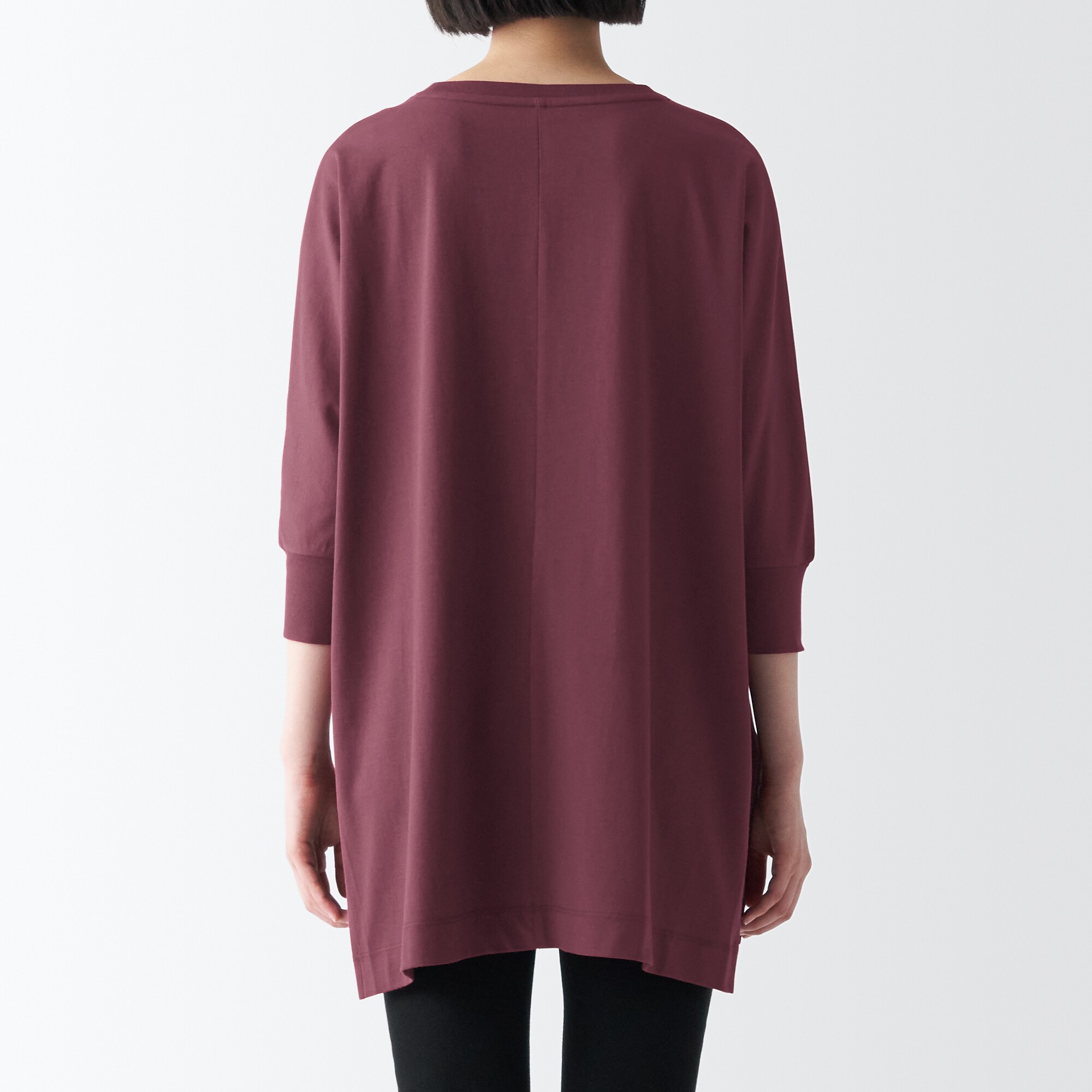 ＵＶカット天竺編み七分袖チュニック