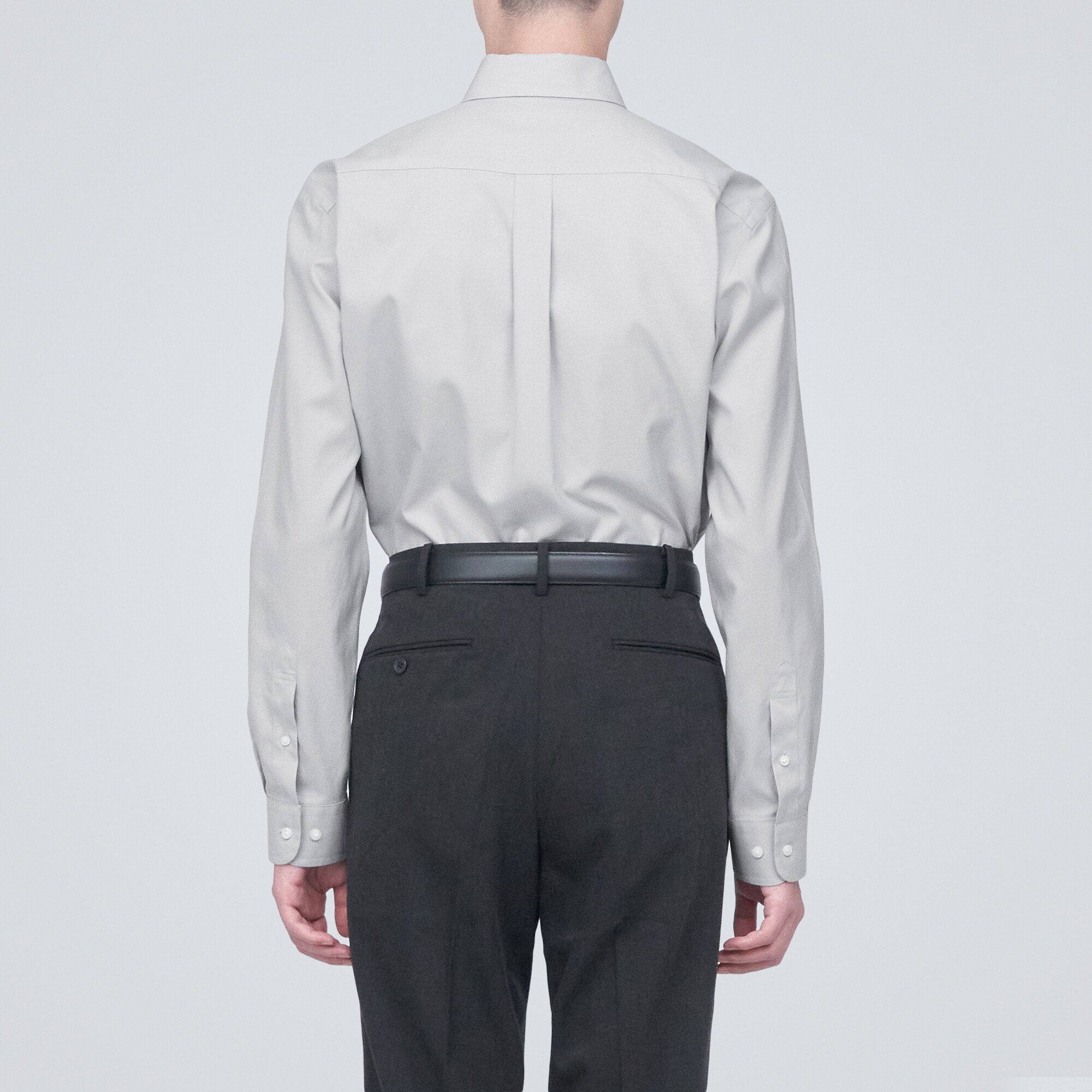 ノンアイロンビジネスボタンダウン長袖シャツ