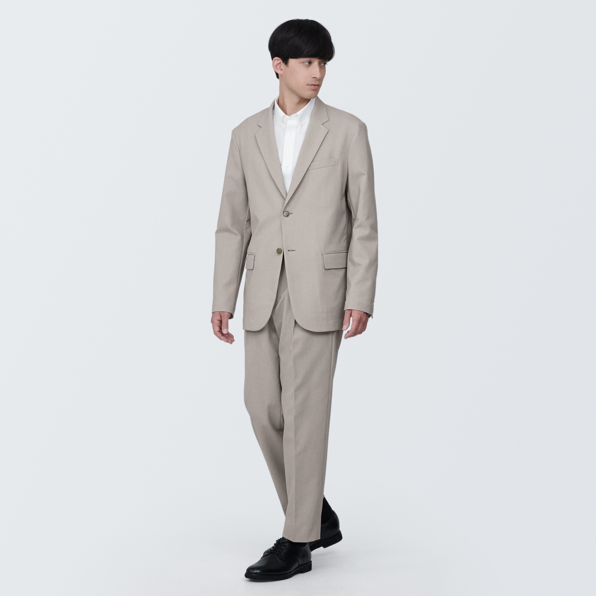 紳士　シワになりにくいストレッチジャケット