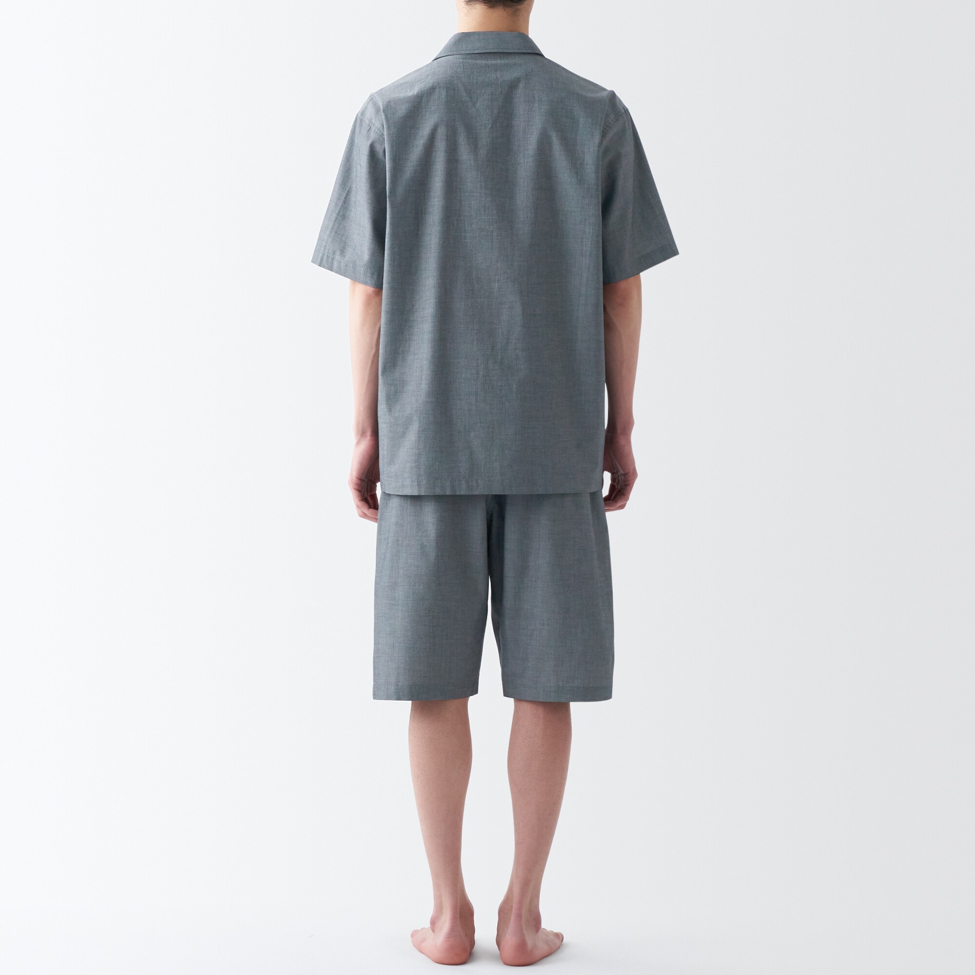 綿ブロード　半袖パジャマ