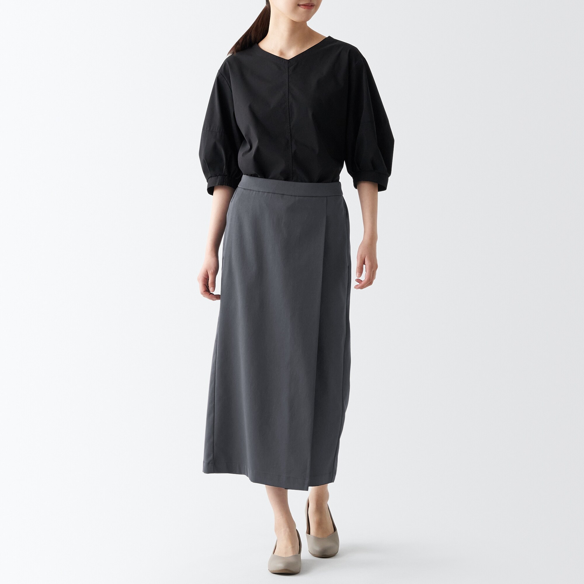 再生ポリエステルタックスカート