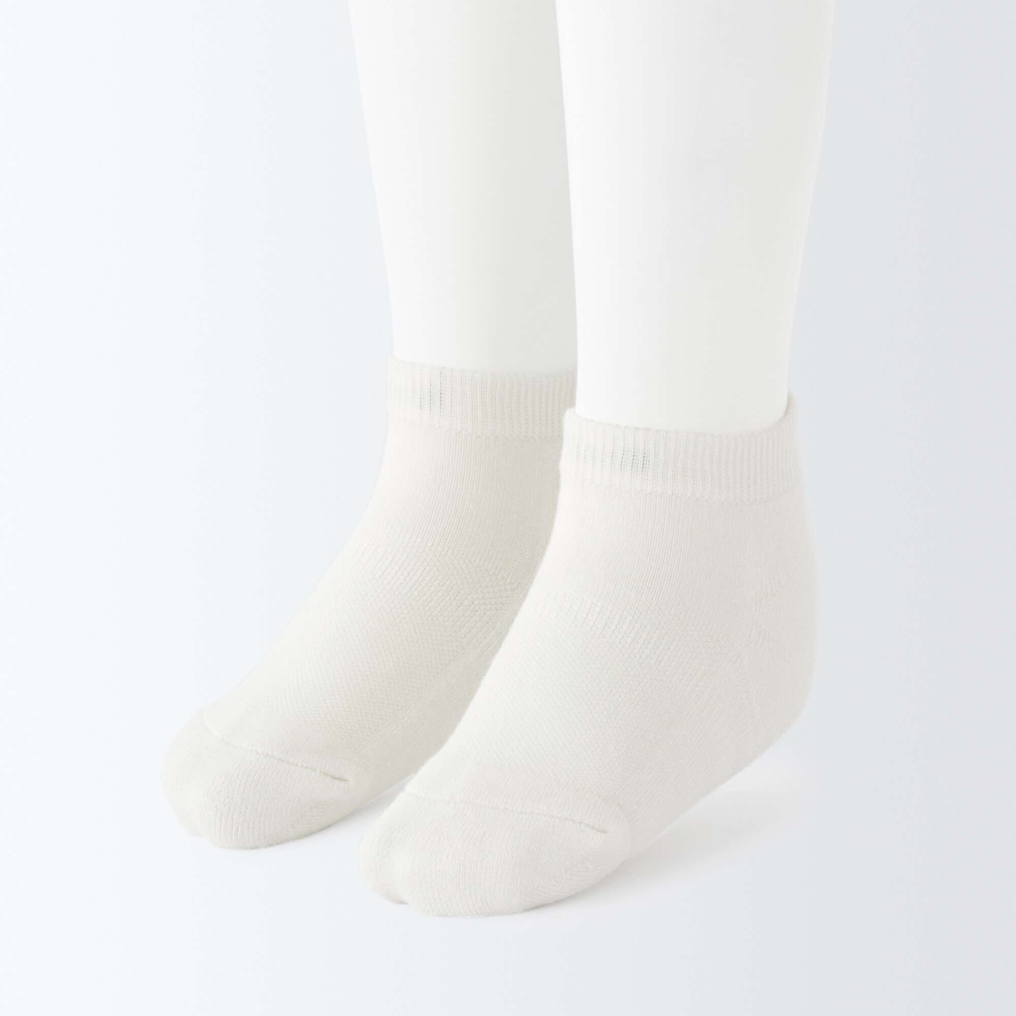 キッズ　足なり直角　パイル編み　厚手スニーカーイン（数量限定）