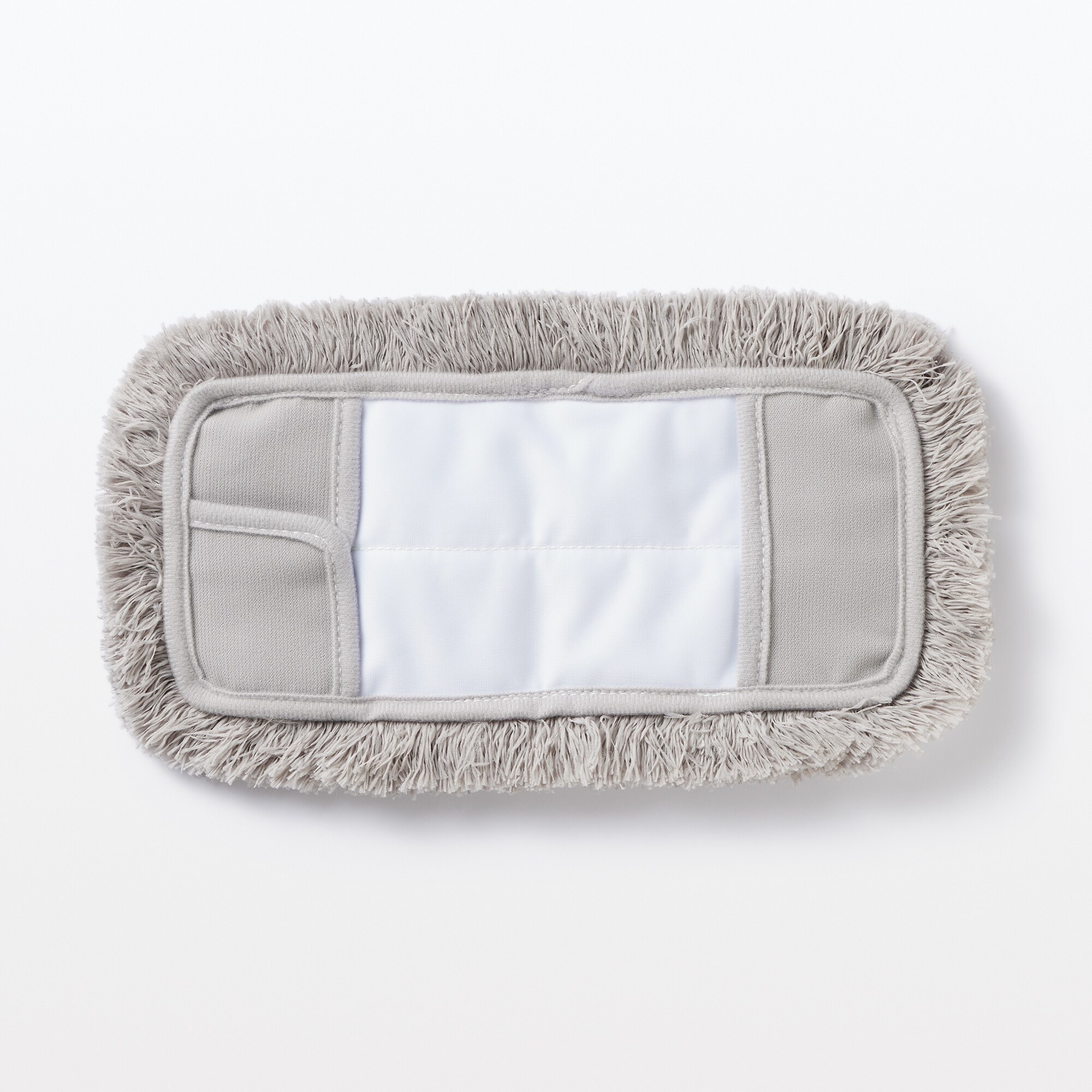 マイクロファイバー　フローリングワイパー用モップ／乾拭き　約幅３２×奥行１７×厚さ２．５ｃｍ