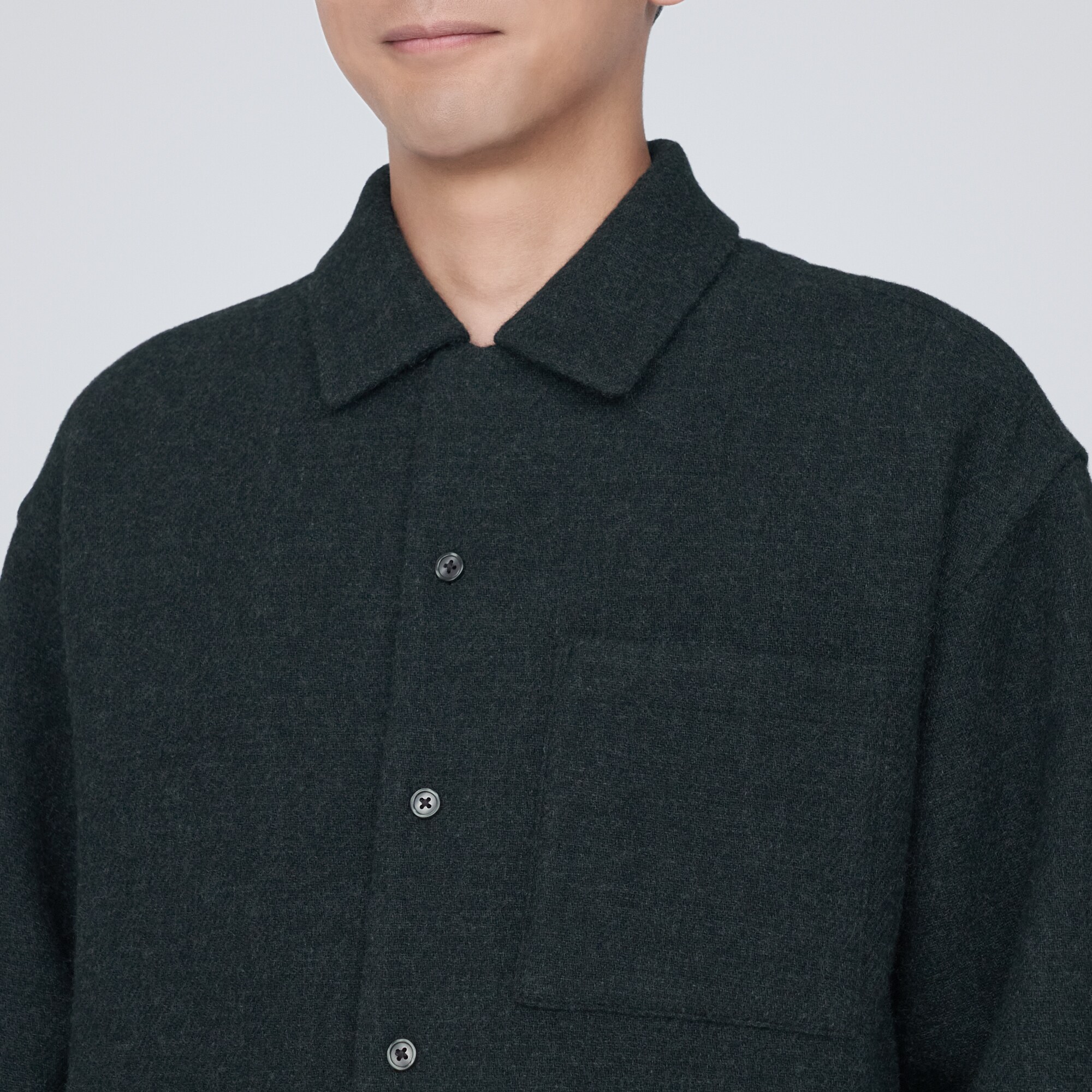 再生ウール混二重織りジャケット（紳士）