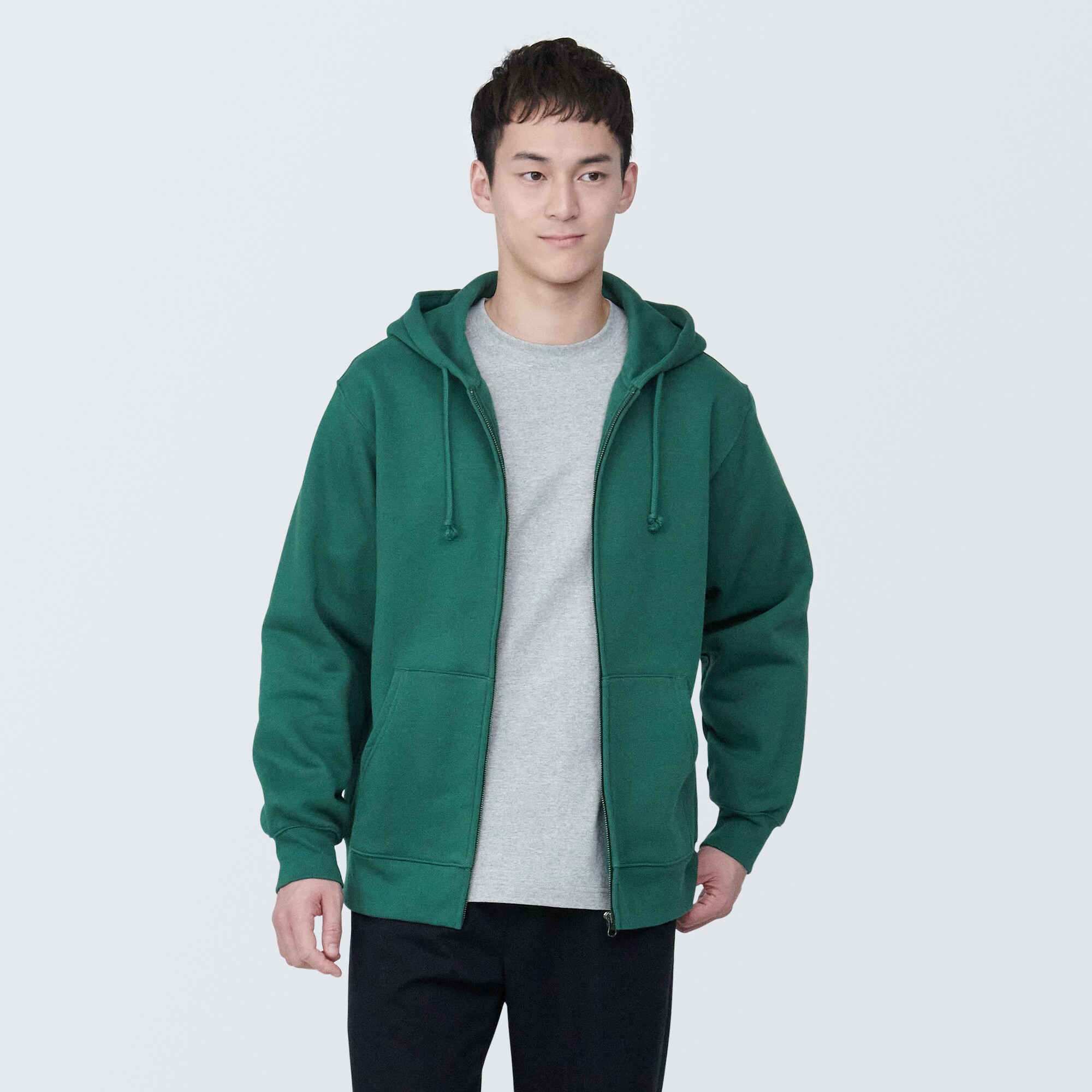 紳士　スウェットフルジップパーカ