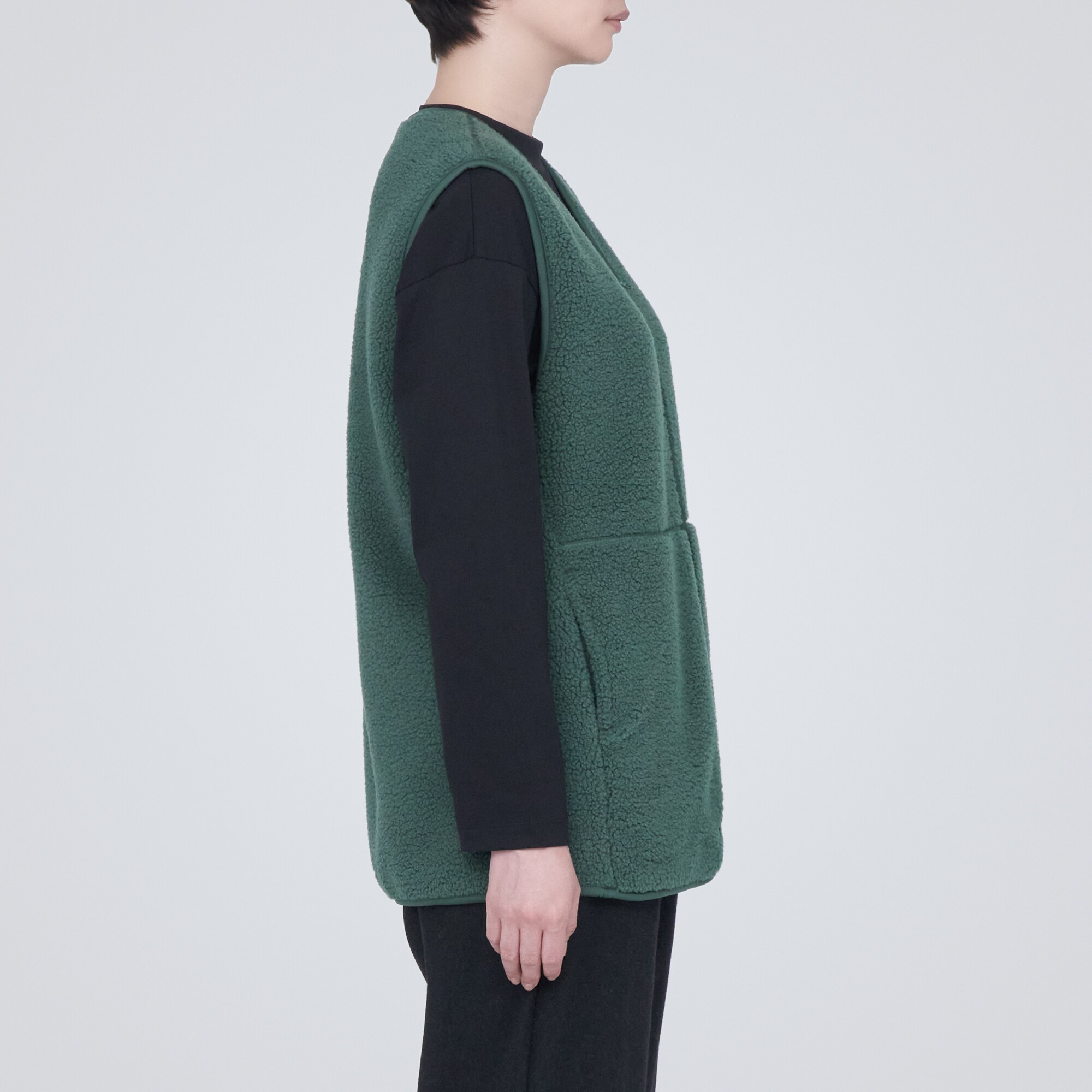 ボアフリースベスト