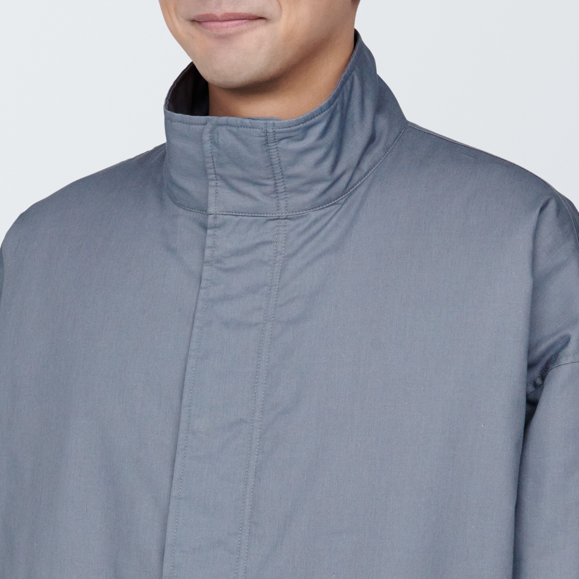 紳士　木の実から作ったカポック混中わた　コート