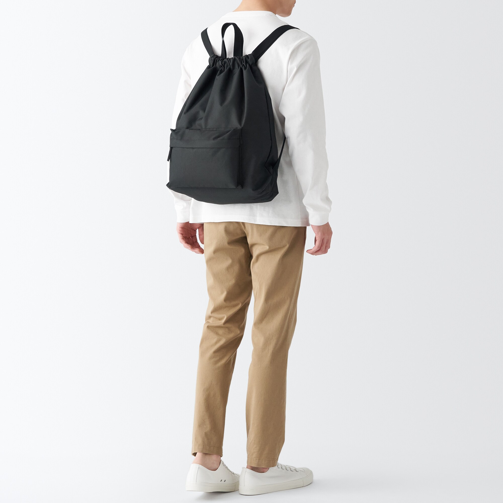 トートにもなる　巾着リュックサック