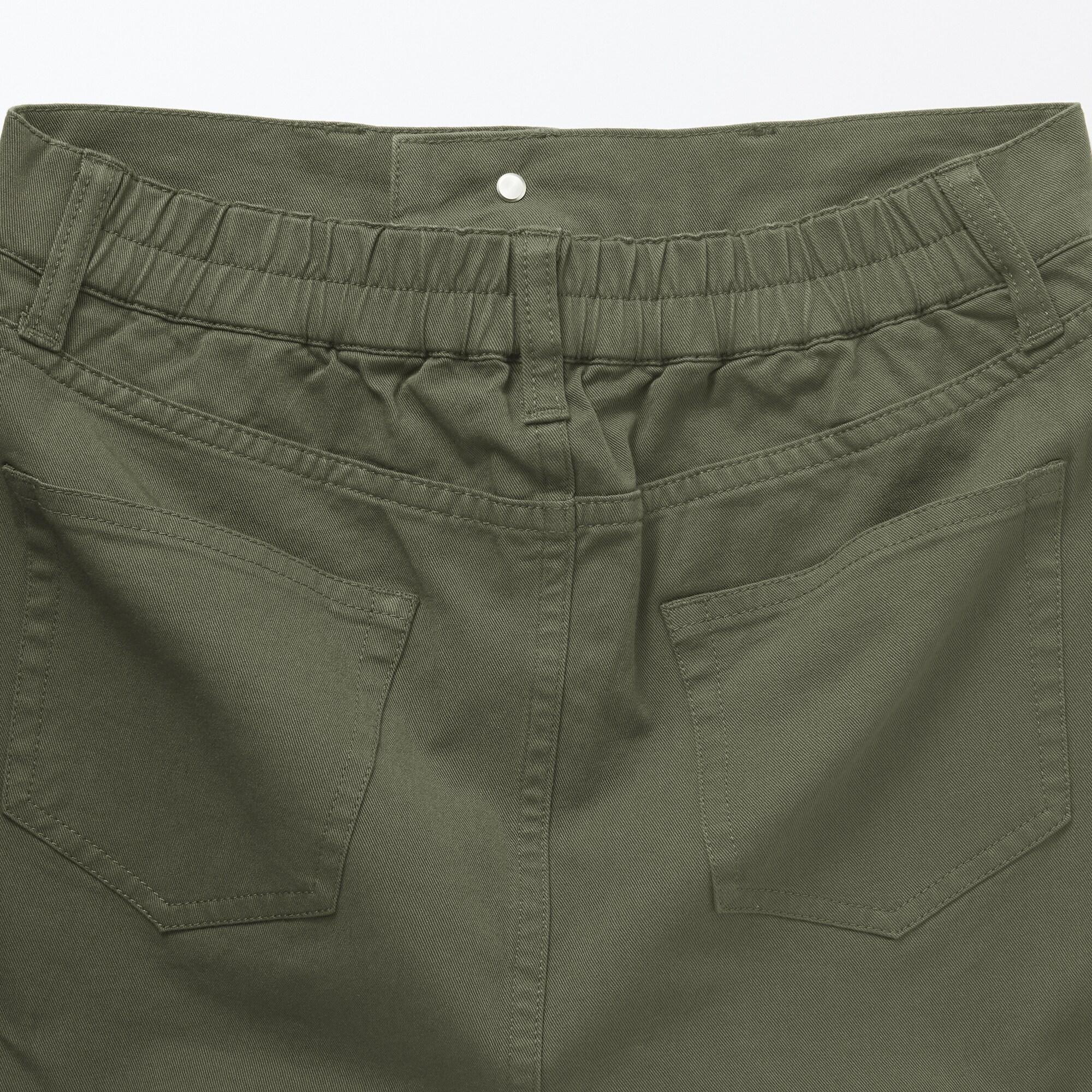 縦横ストレッチチノＡラインスカート