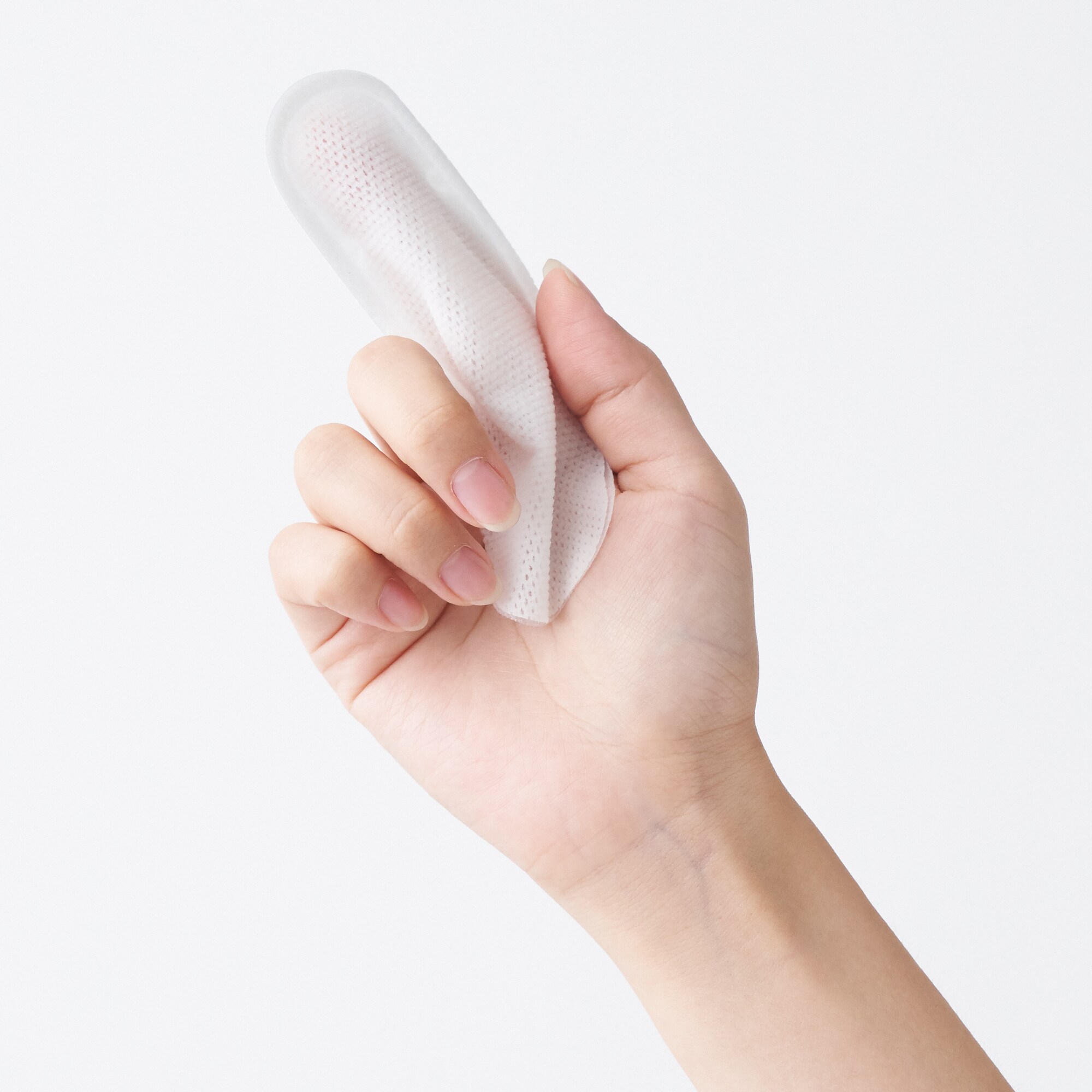 指型歯みがきシート　１２枚入（サイズ：約５０×１２０ｍｍ）