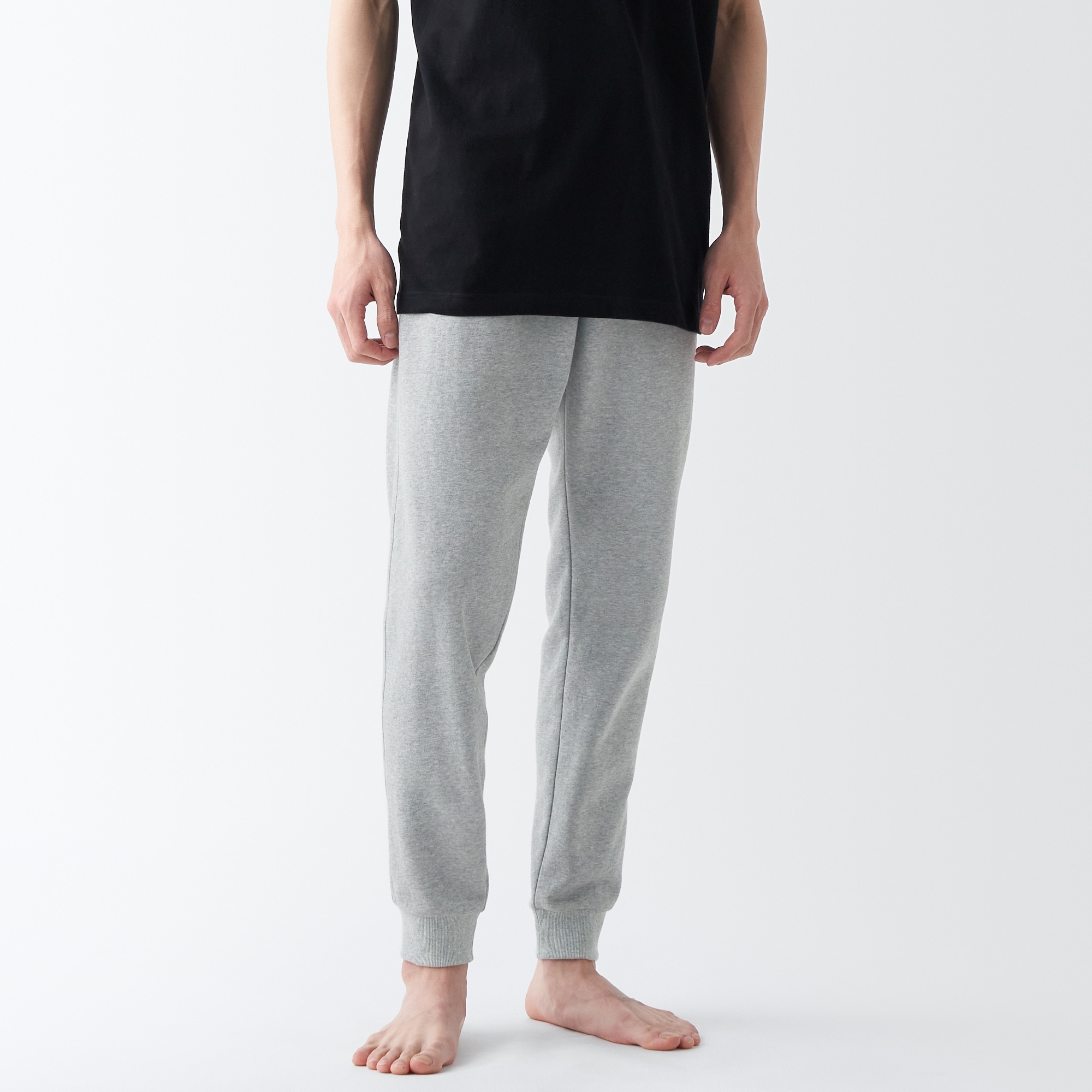 再生コットン混スウェットパンツ