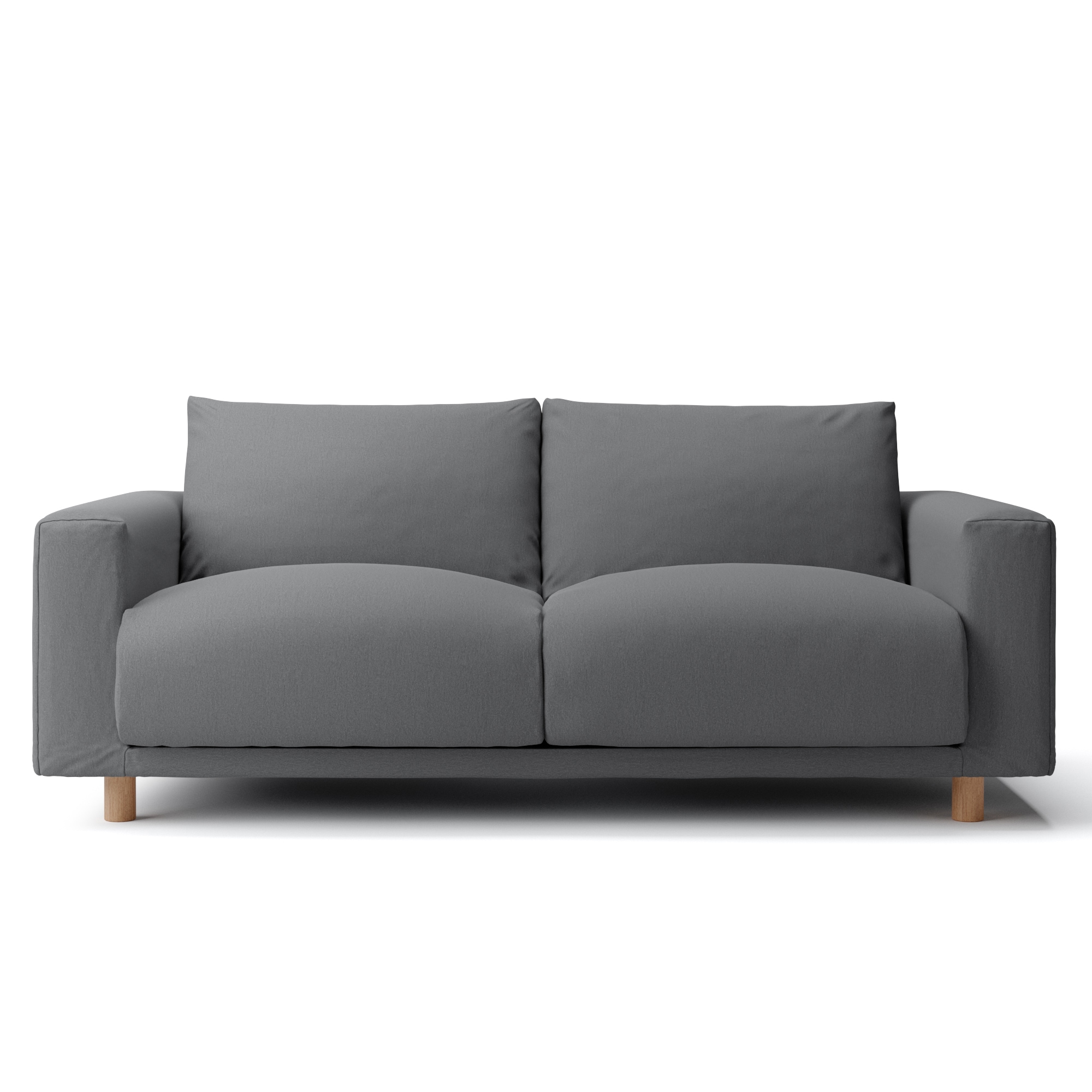 【カバー】洗いざらしの綿帆布ソファ本体・２．５シーター・フェザーポケットコイル用カバー