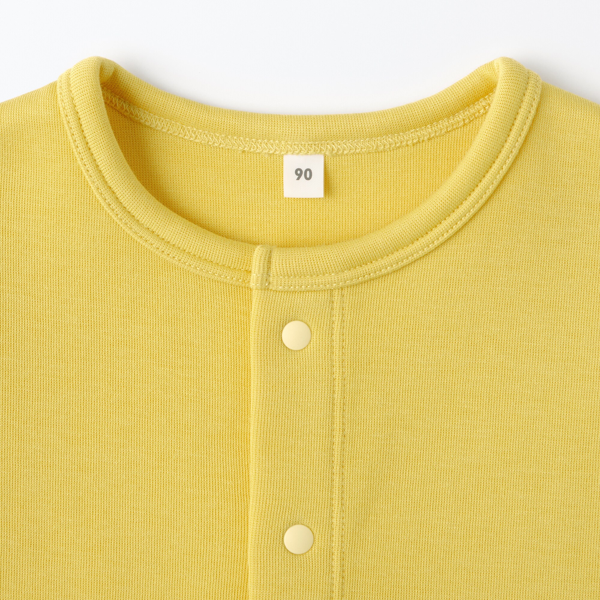 ベビー　二重編みスウェットスナップカーディガン