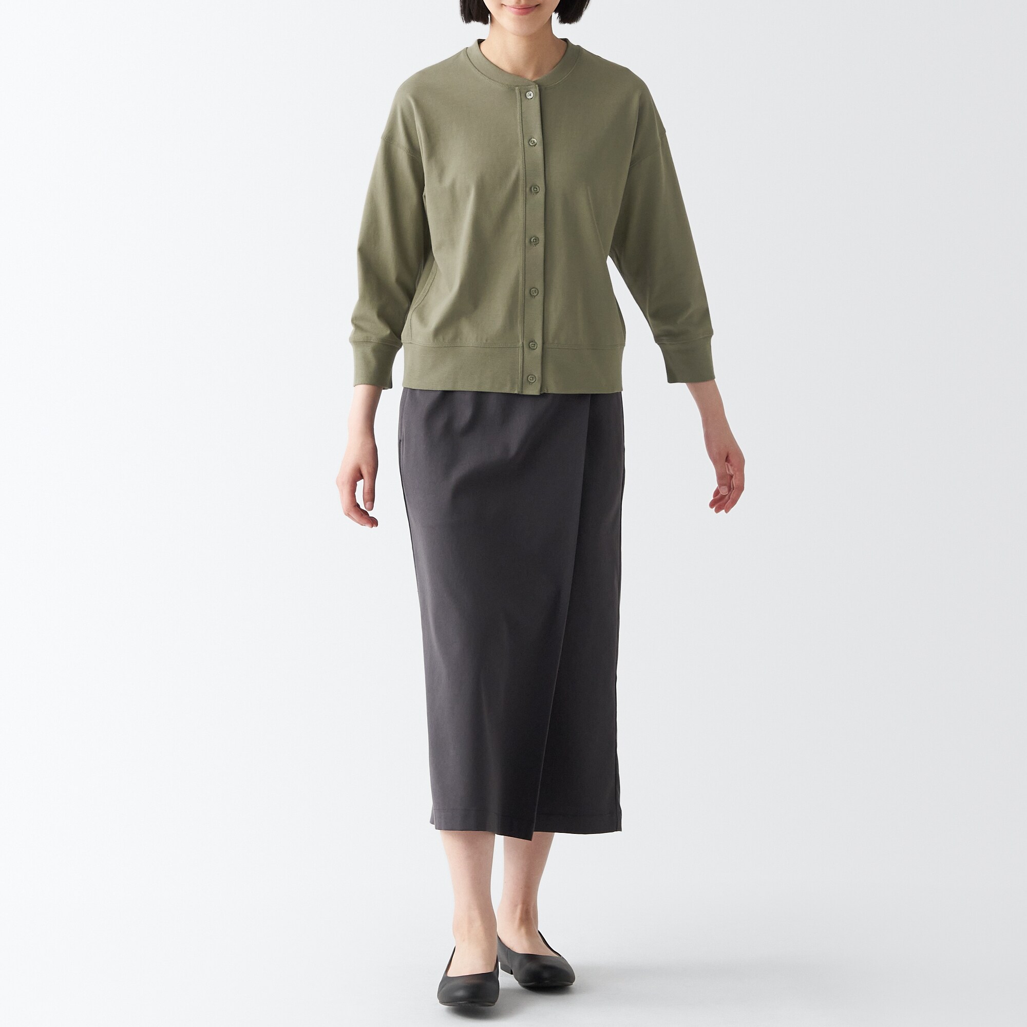 ＵＶカット天竺編みカーディガン