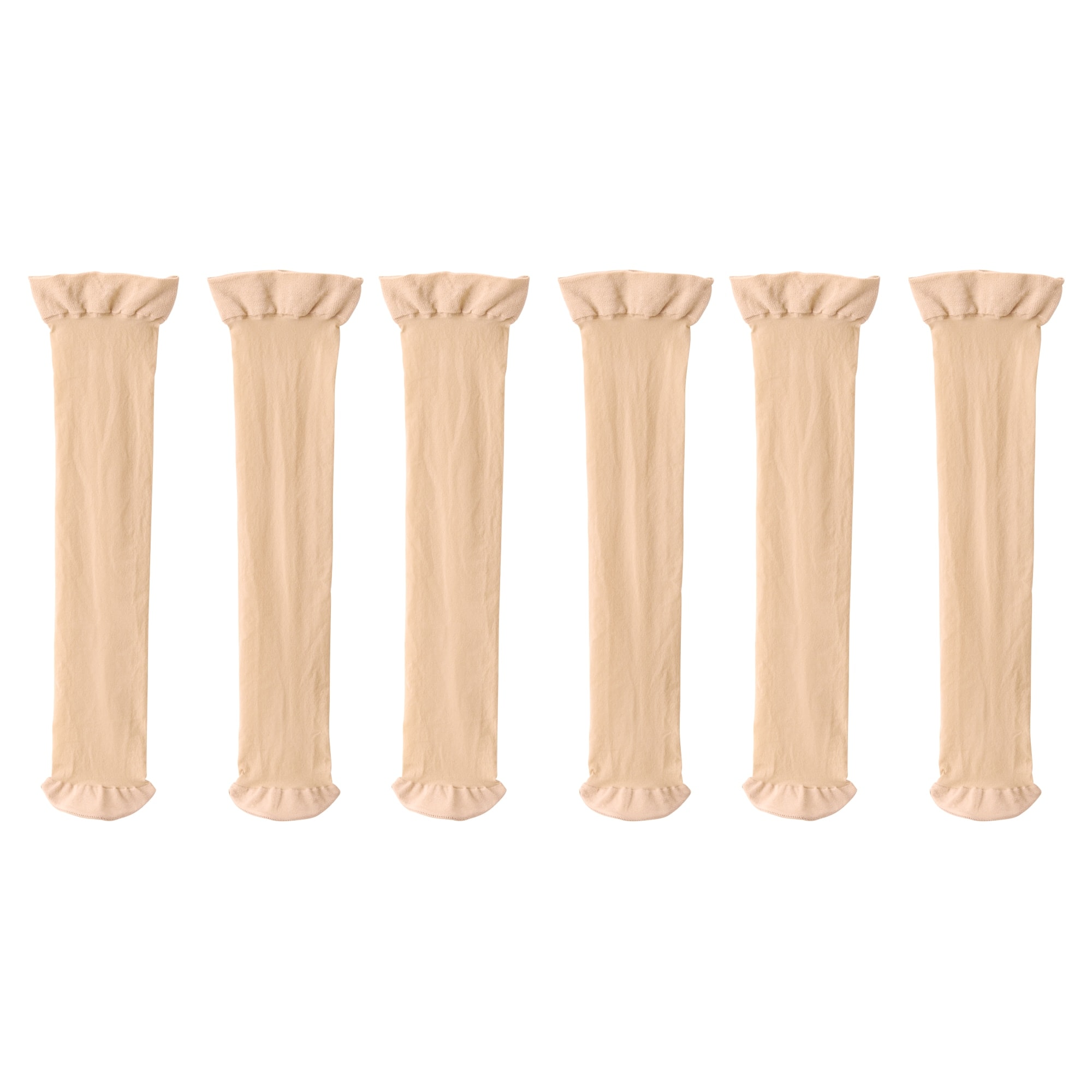 婦人　サポートタイプ・２０デニール　ひざ下丈ストッキング（３足組）