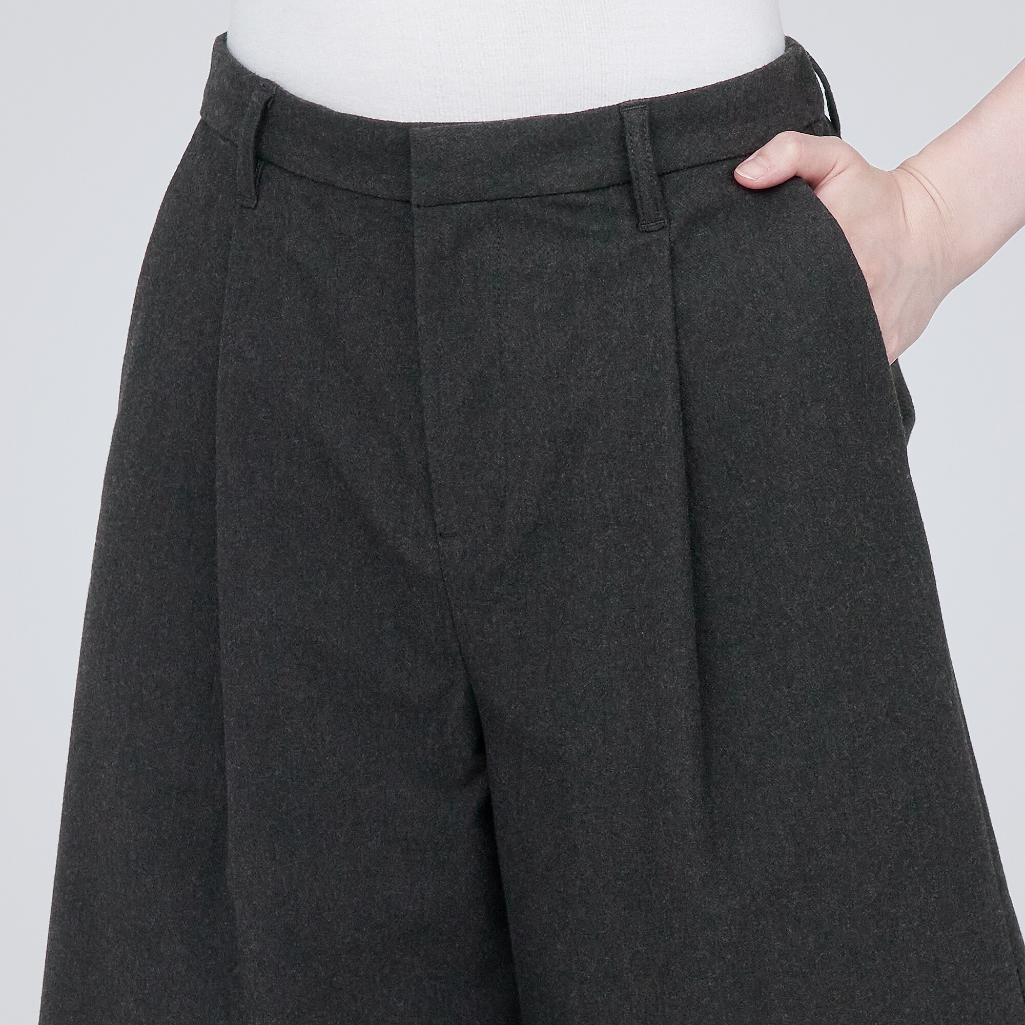 ストレッチ起毛ハーフパンツ