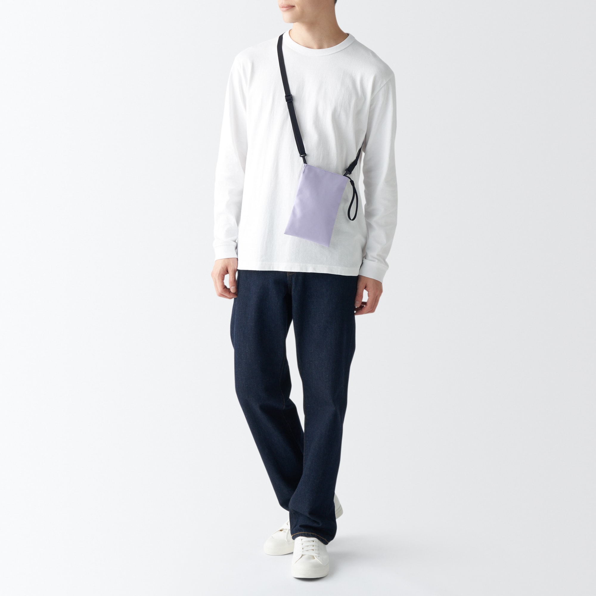 ポーチとしても使える　撥水ミニサコッシュ