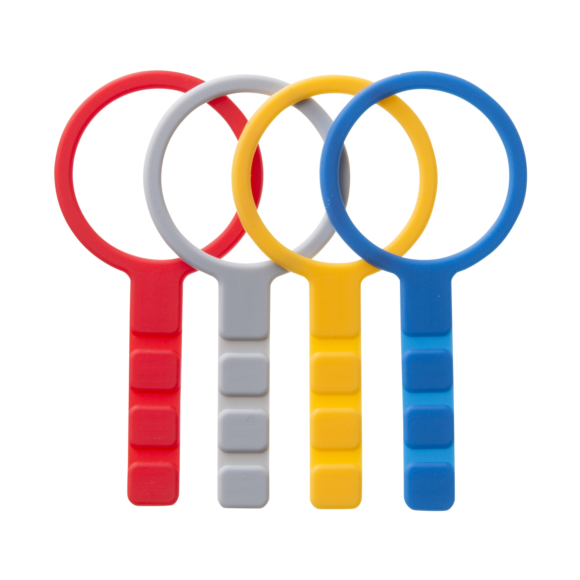 ＰＥＴ詰替ボトル用・識別リング　４色入　４００ｍｌ・６００ｍｌ用