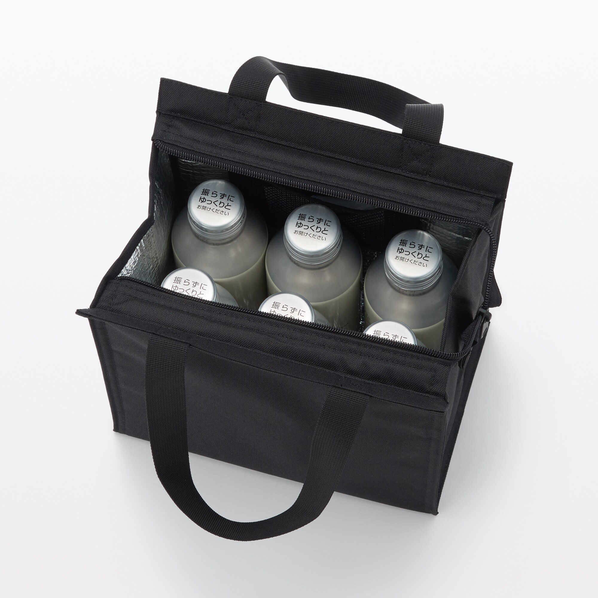 ポリエステル　買い物バッグ　小　約２３．５×２３．５×マチ１５．５ｃｍ