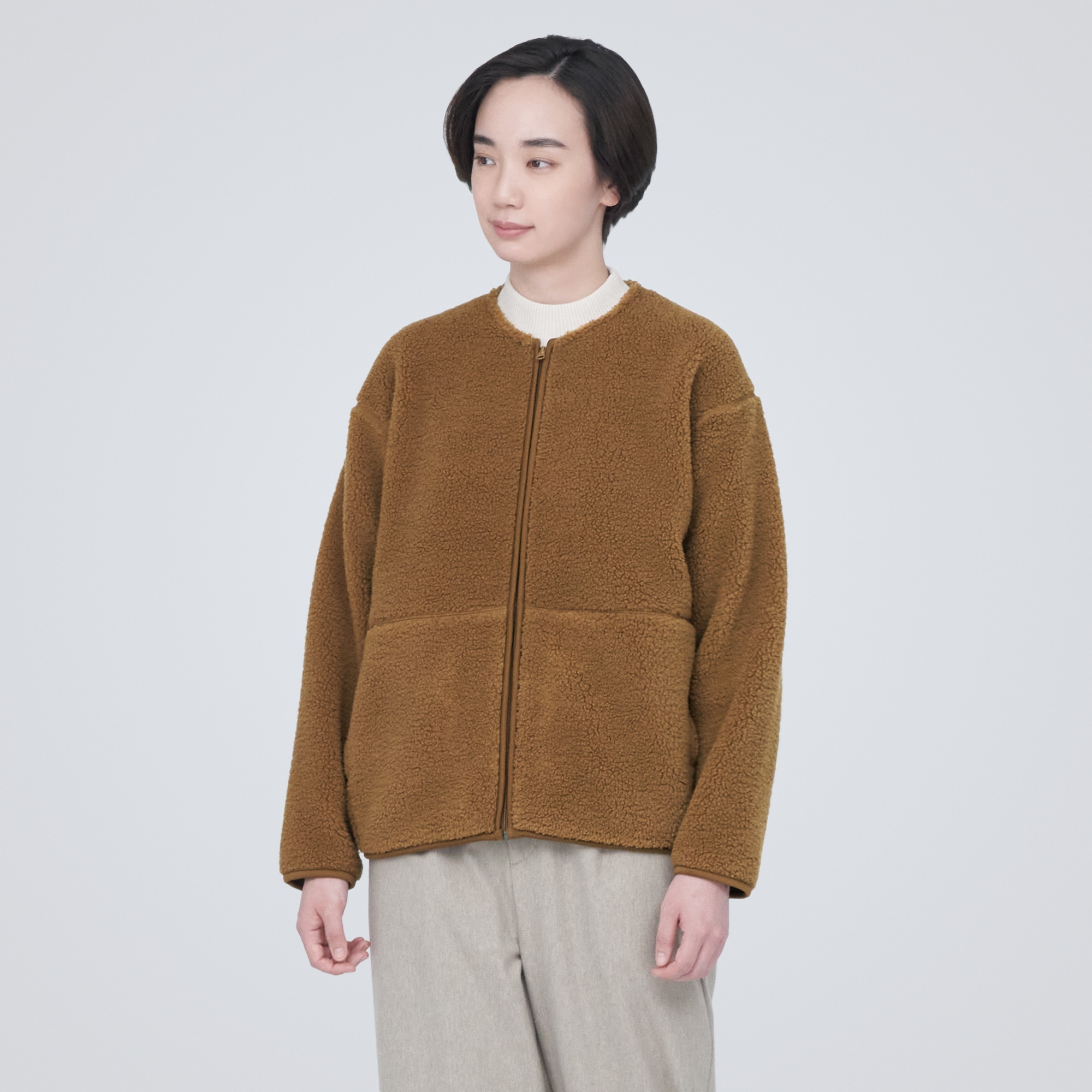 ボアフリースジャケット