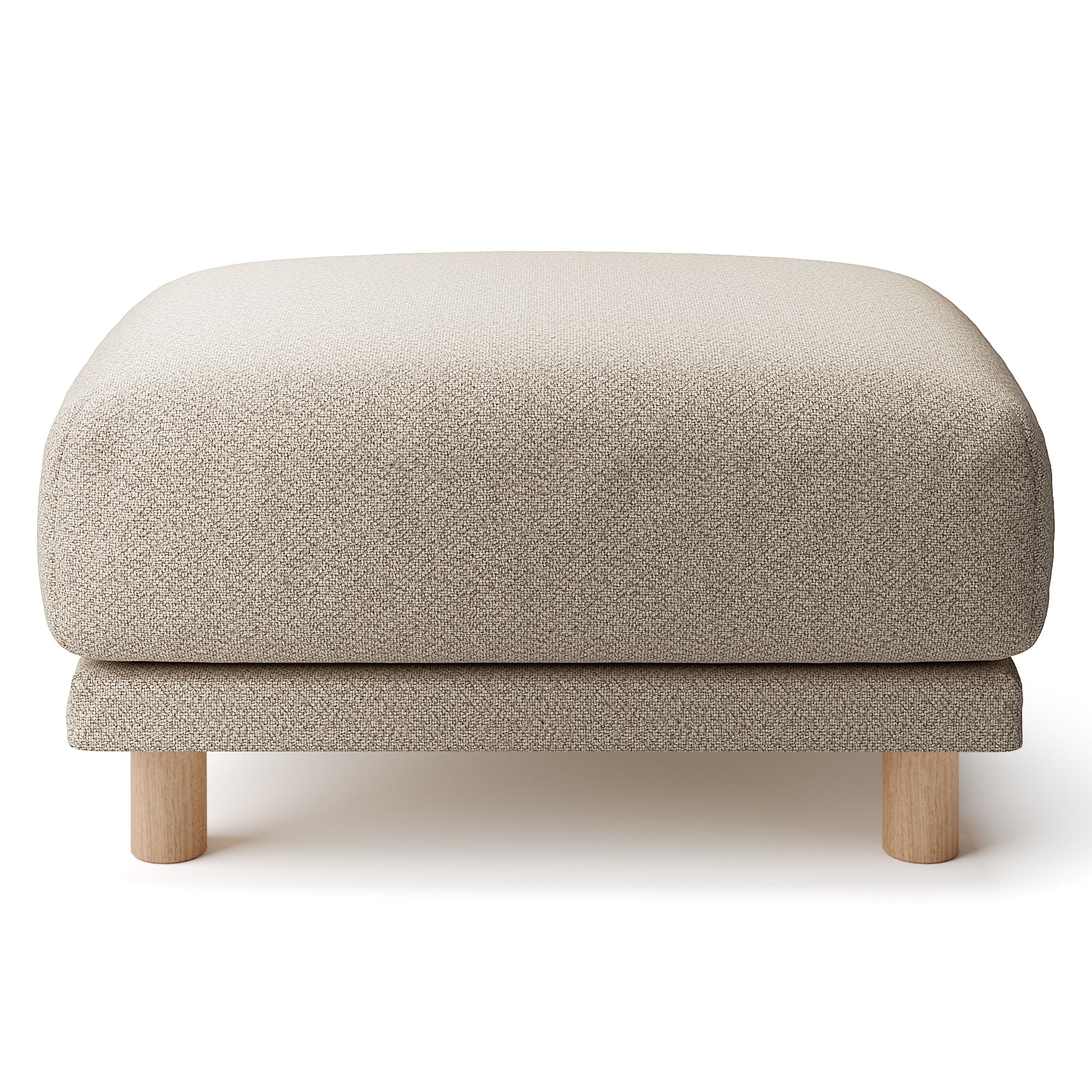 【カバー】綿太番手ソファ本体オットマン・ウレタンポケットコイル用カバー／ベージュ