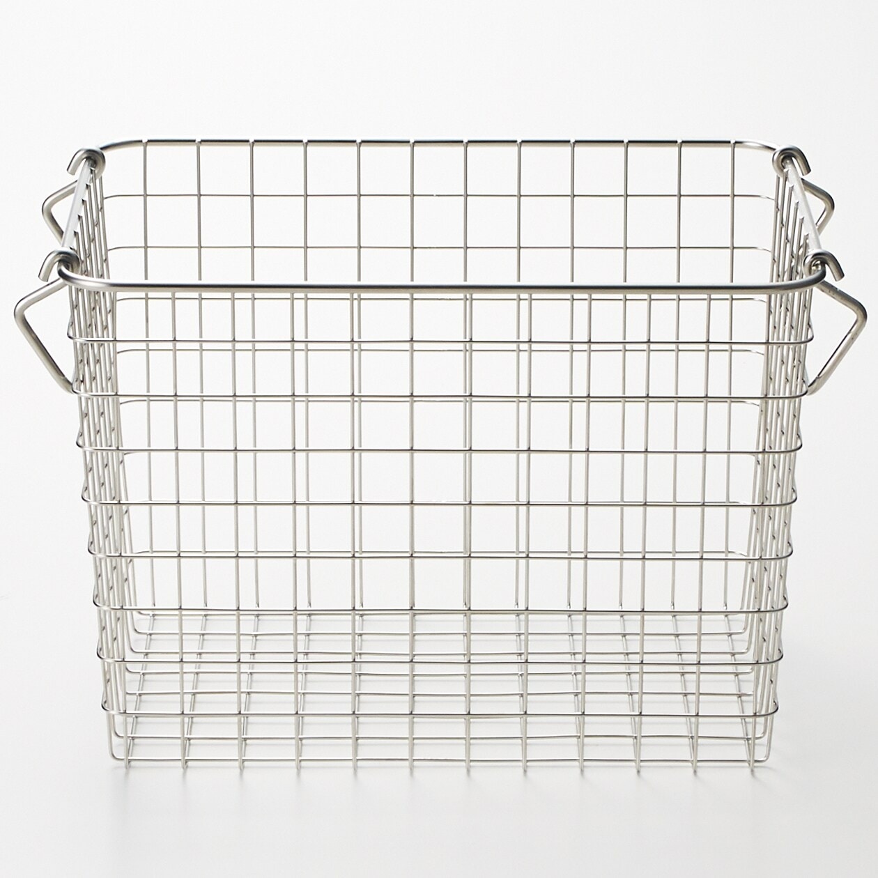 ステンレスワイヤーバスケット１　約幅２６×奥行１８×高さ１８ｃｍ