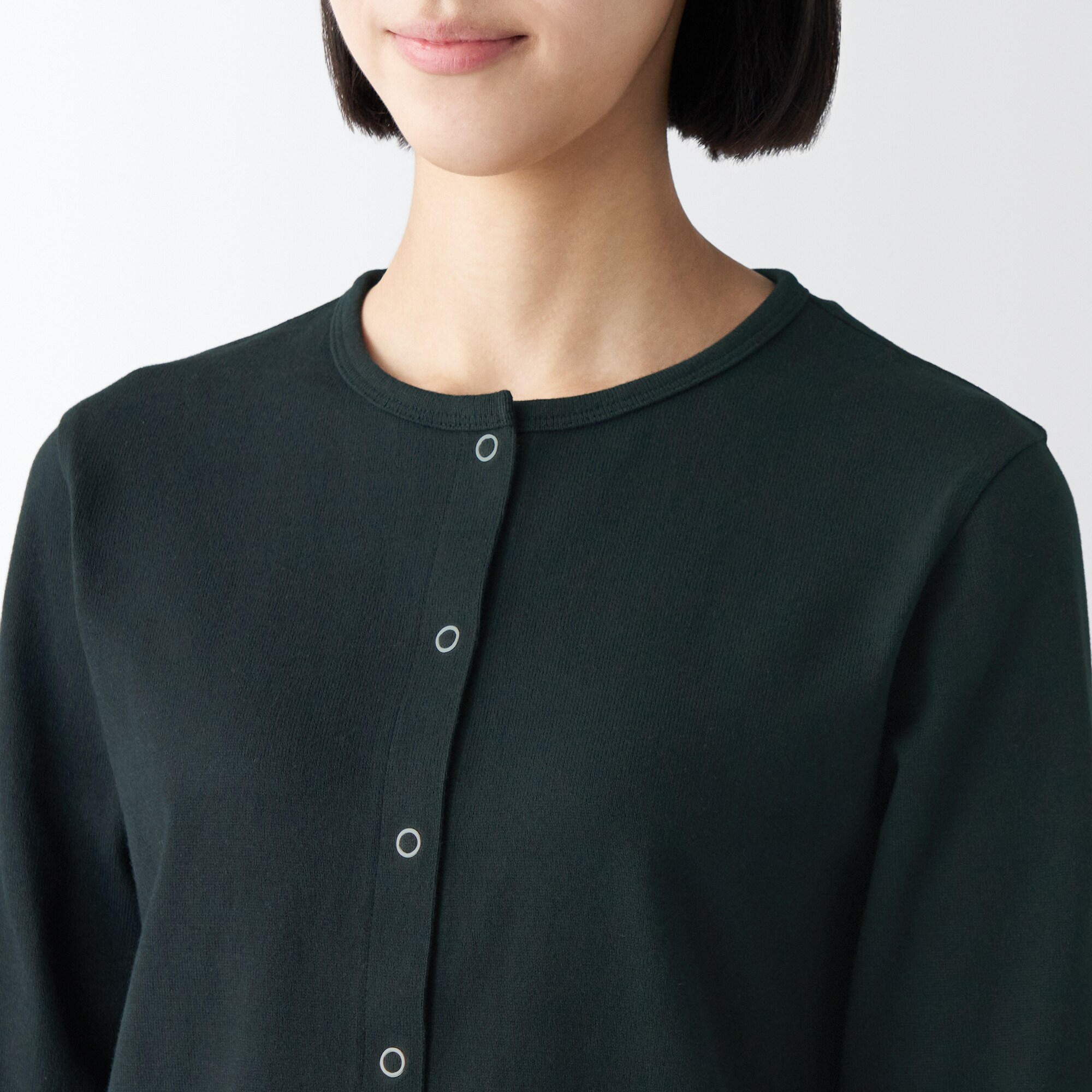 太番手カーディガン