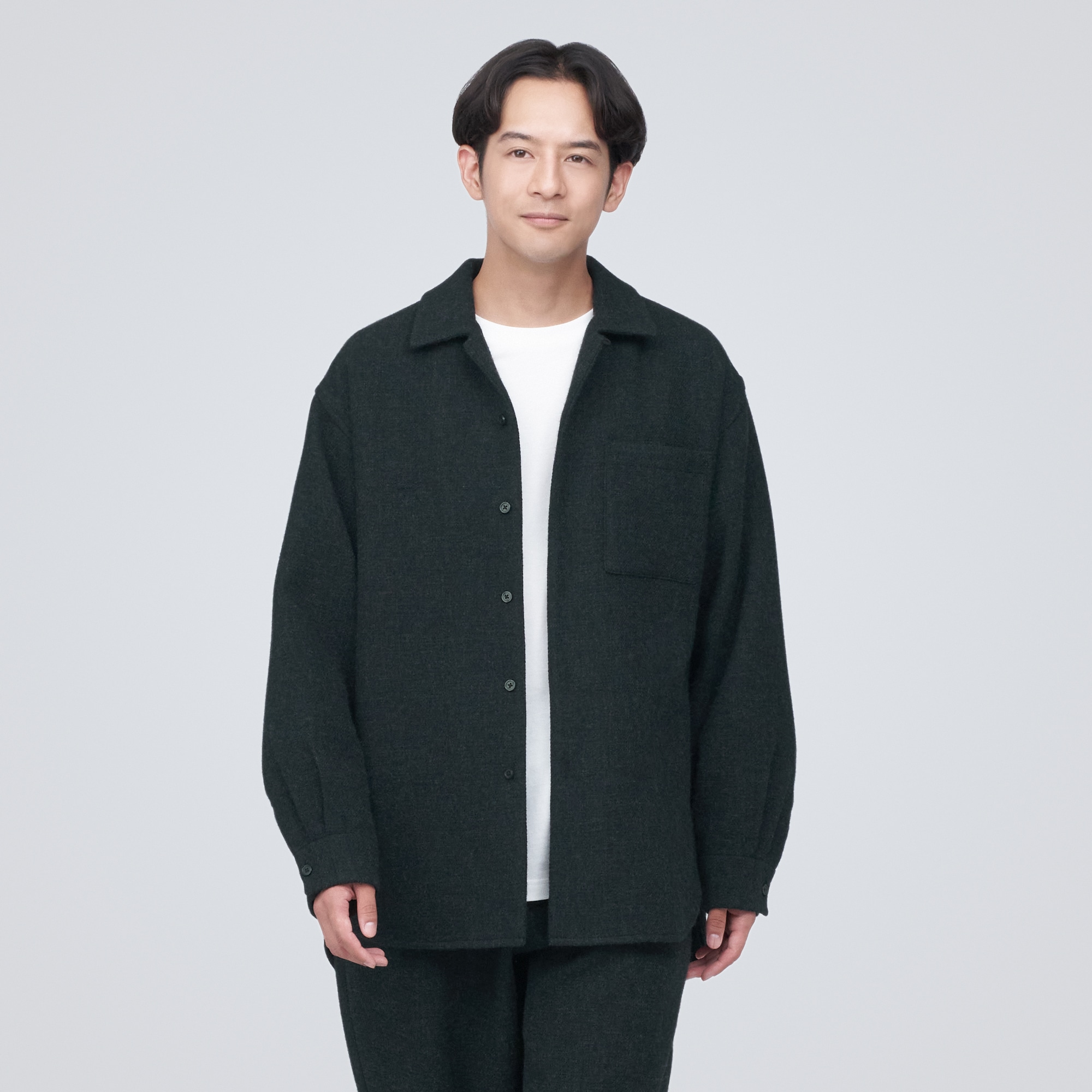 再生ウール混二重織りジャケット（紳士）