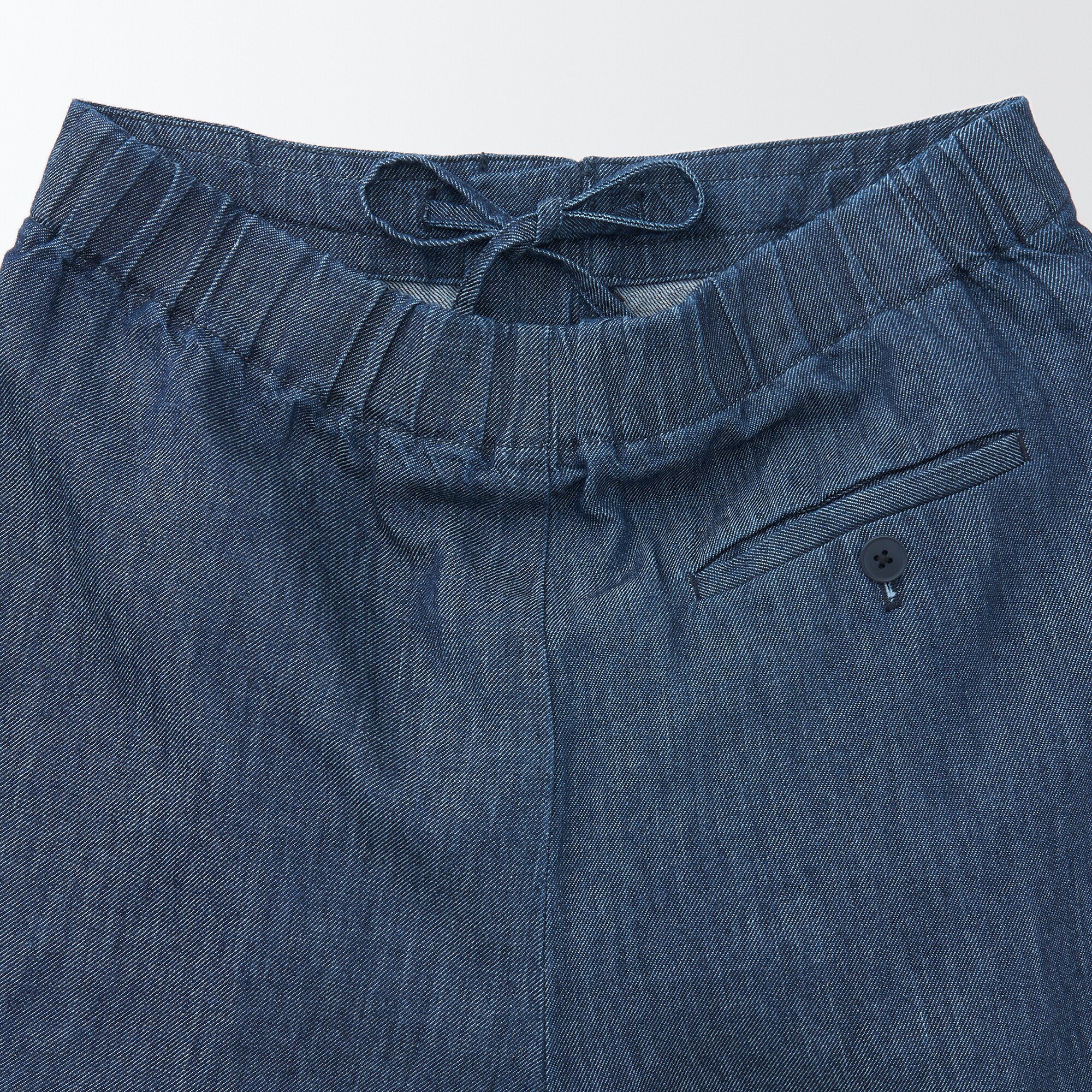 ラミーコットンデニムスカートパンツ（婦人）