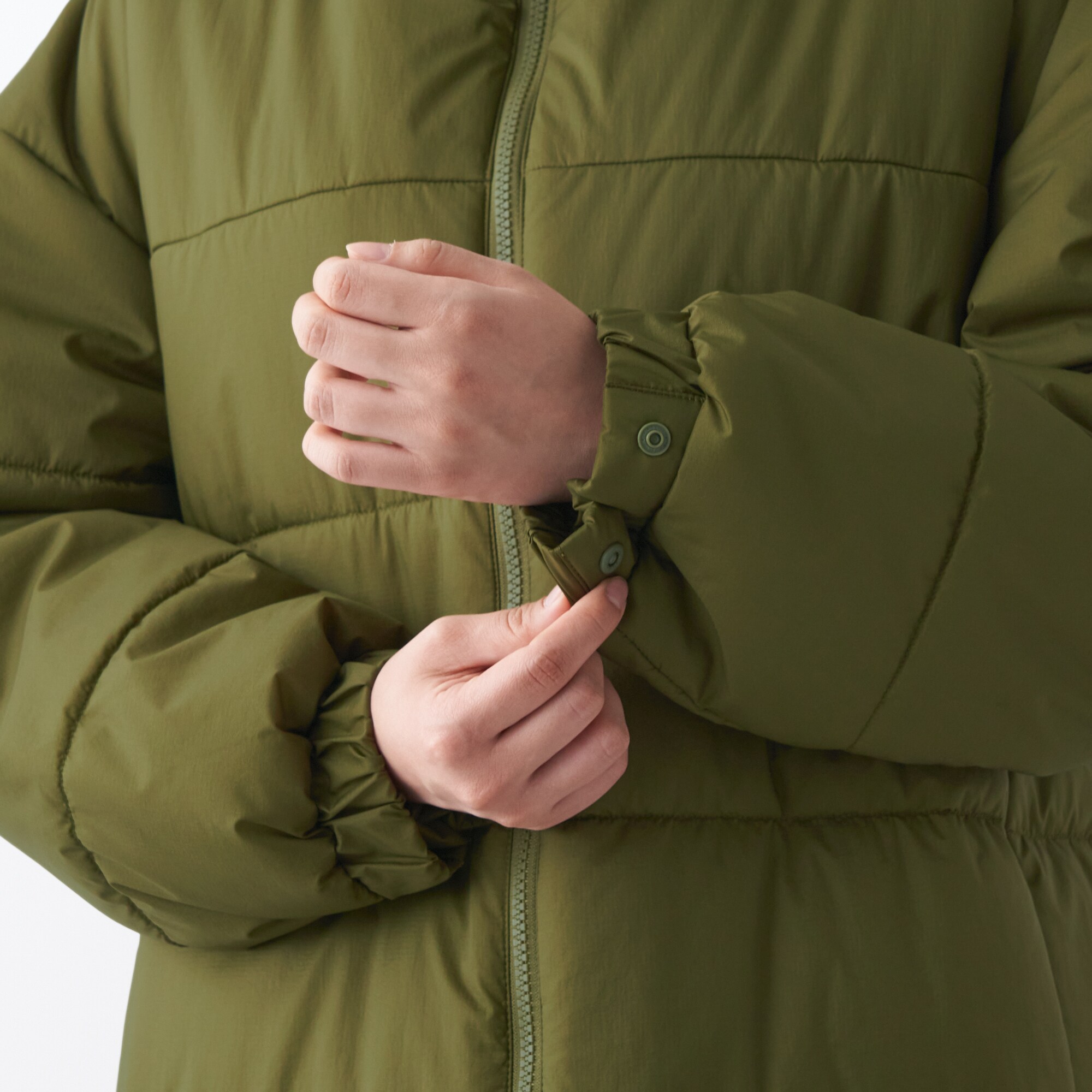 防風撥水中わたコート